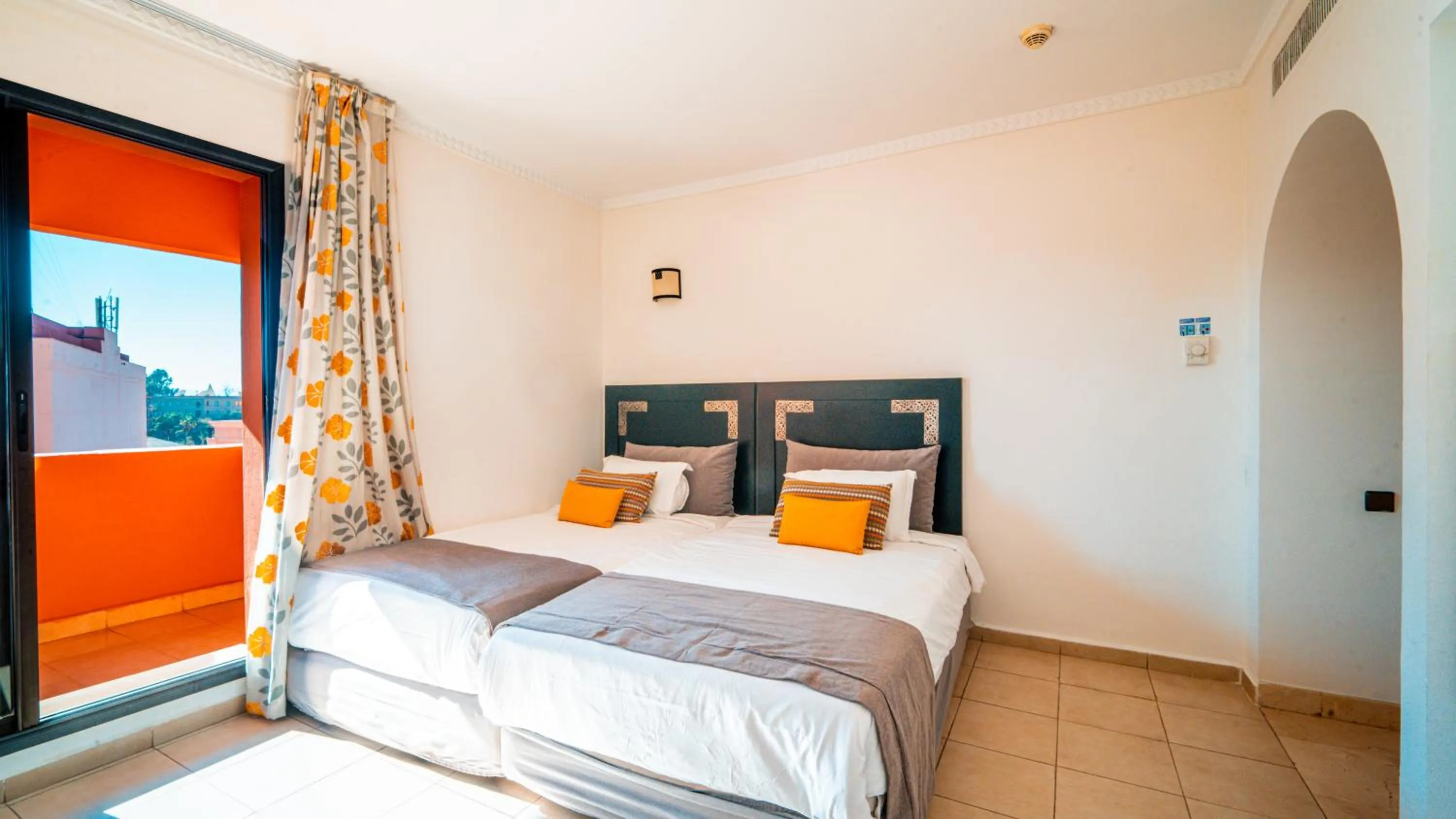 Bed in Rose Aqua Park Hotel