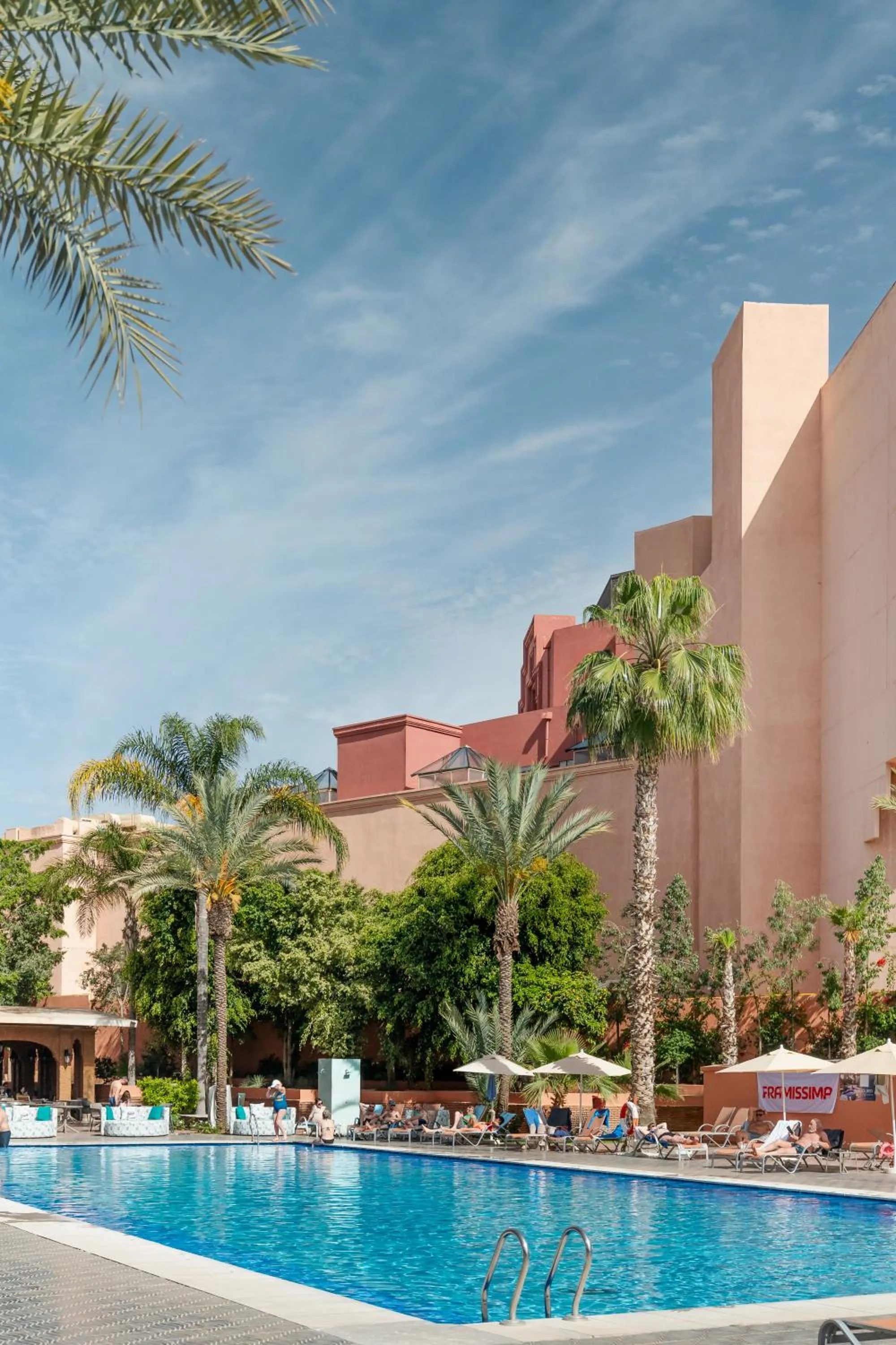 Pool view in Rose Aqua Park Hotel