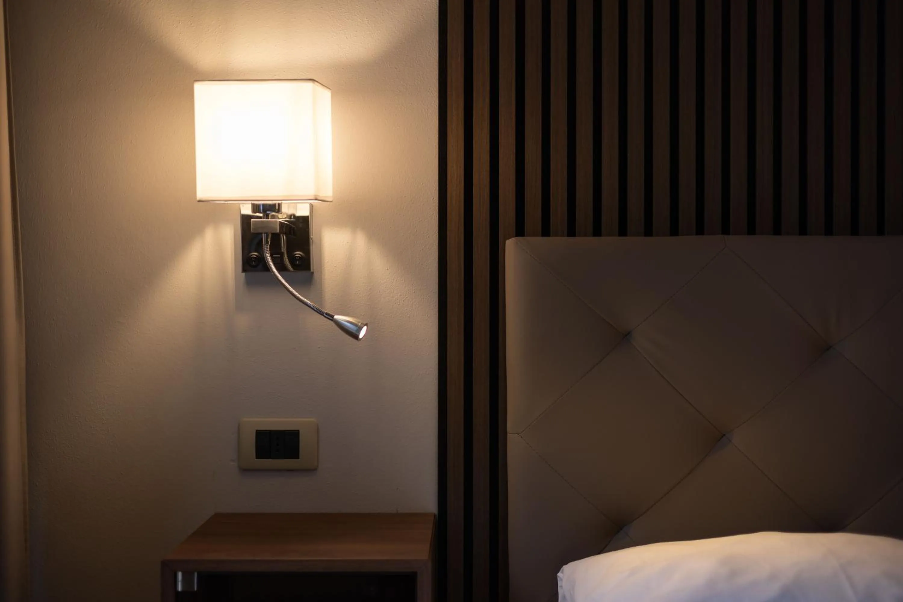 Bed in Hotel La Fertè