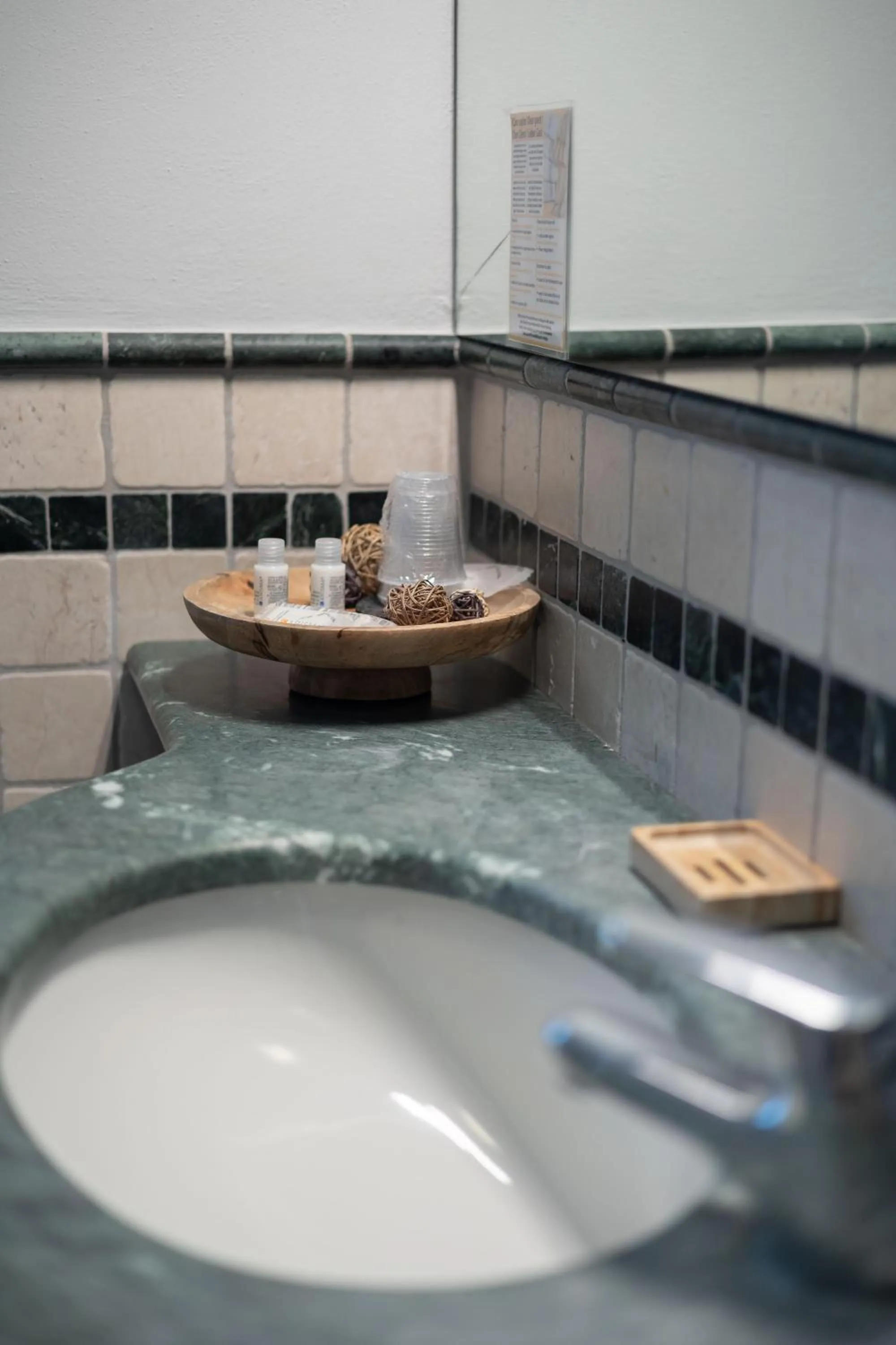 Bathroom in Hotel La Fertè