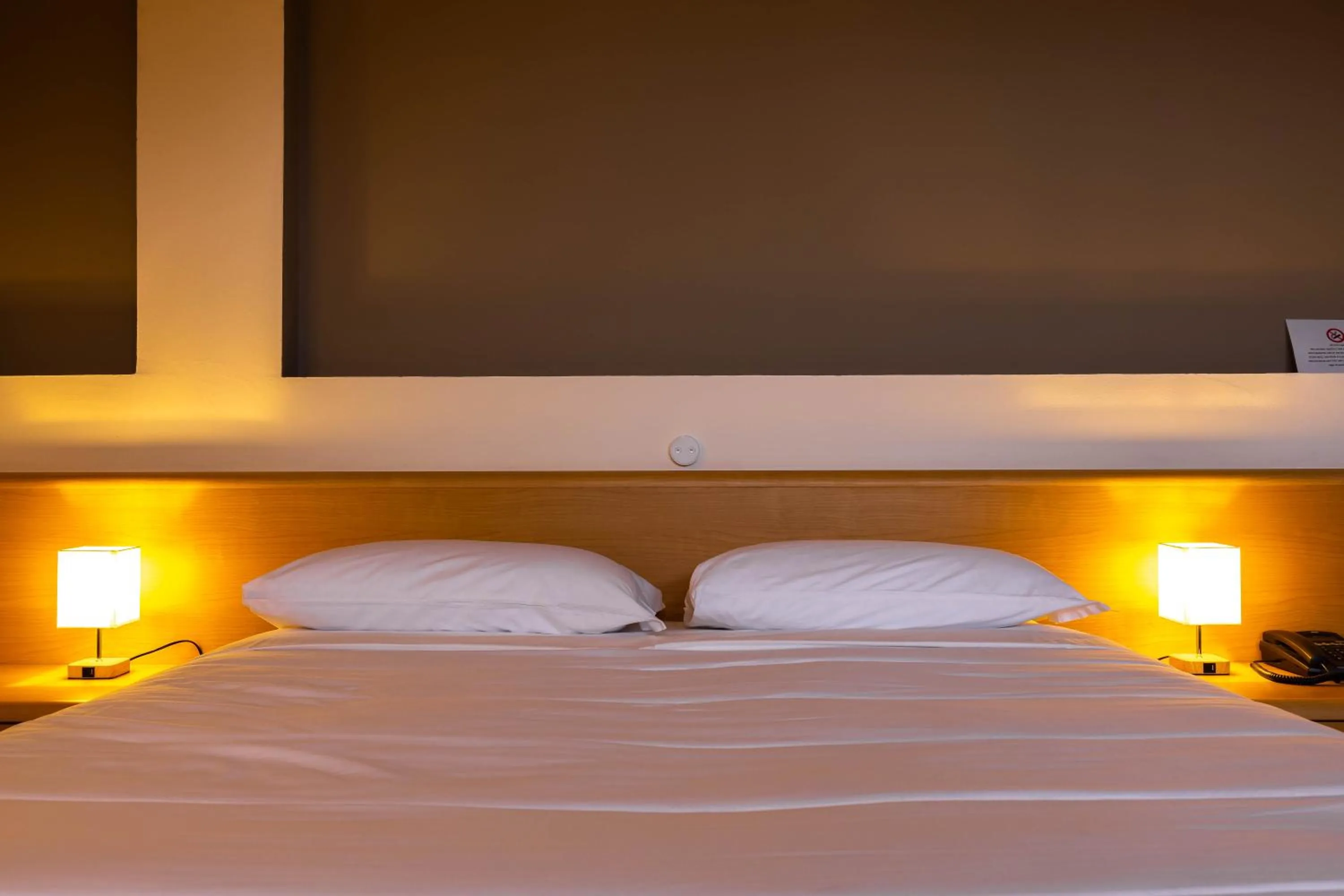 Bed in Hotel La Fertè