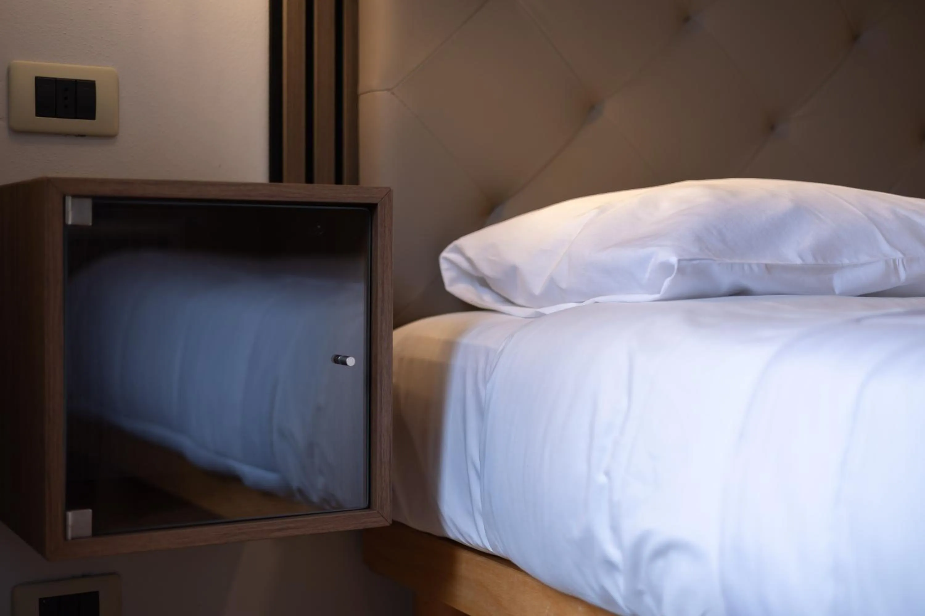 Bed in Hotel La Fertè