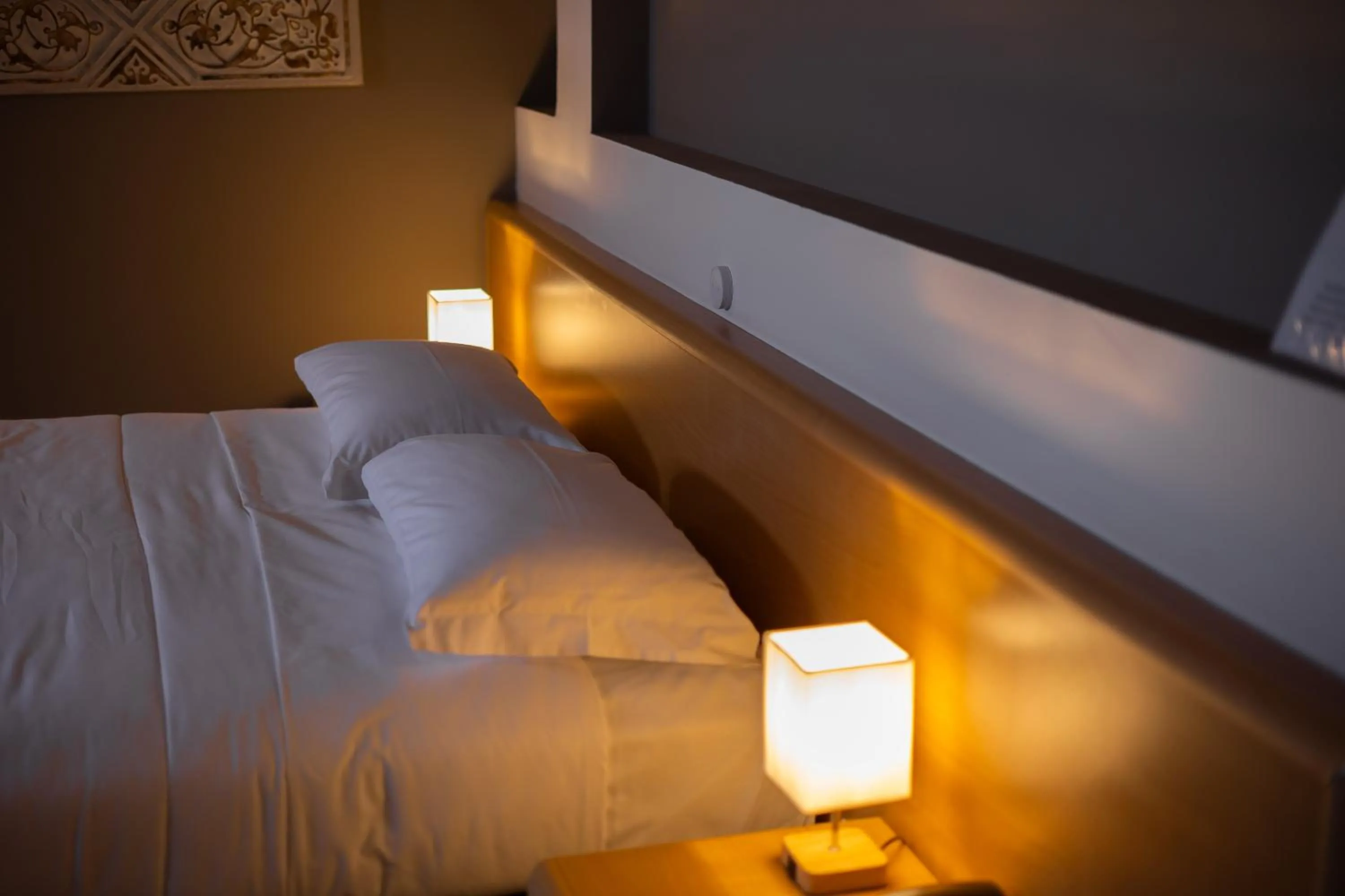 Bed in Hotel La Fertè