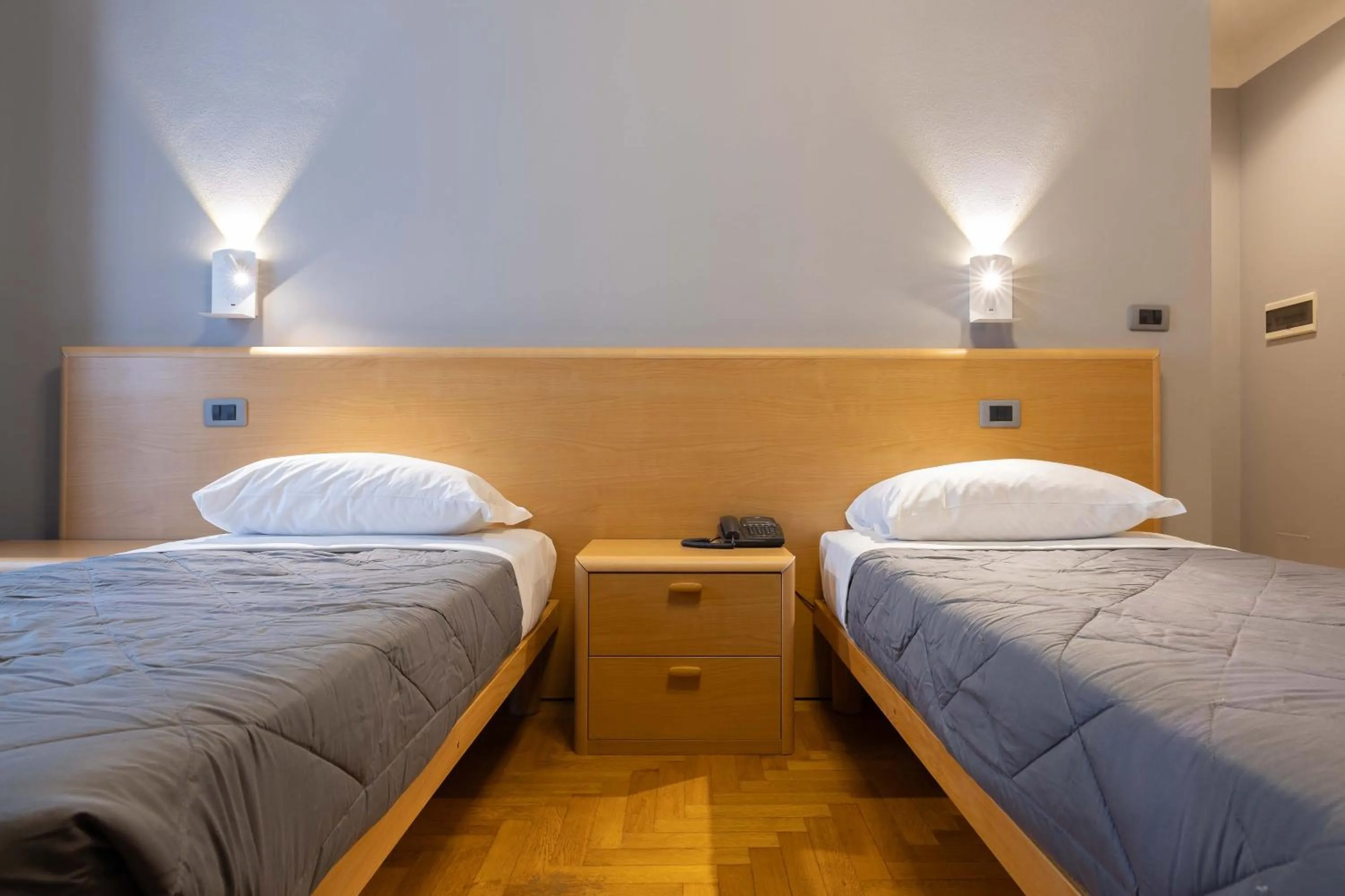 Bed in Hotel La Fertè