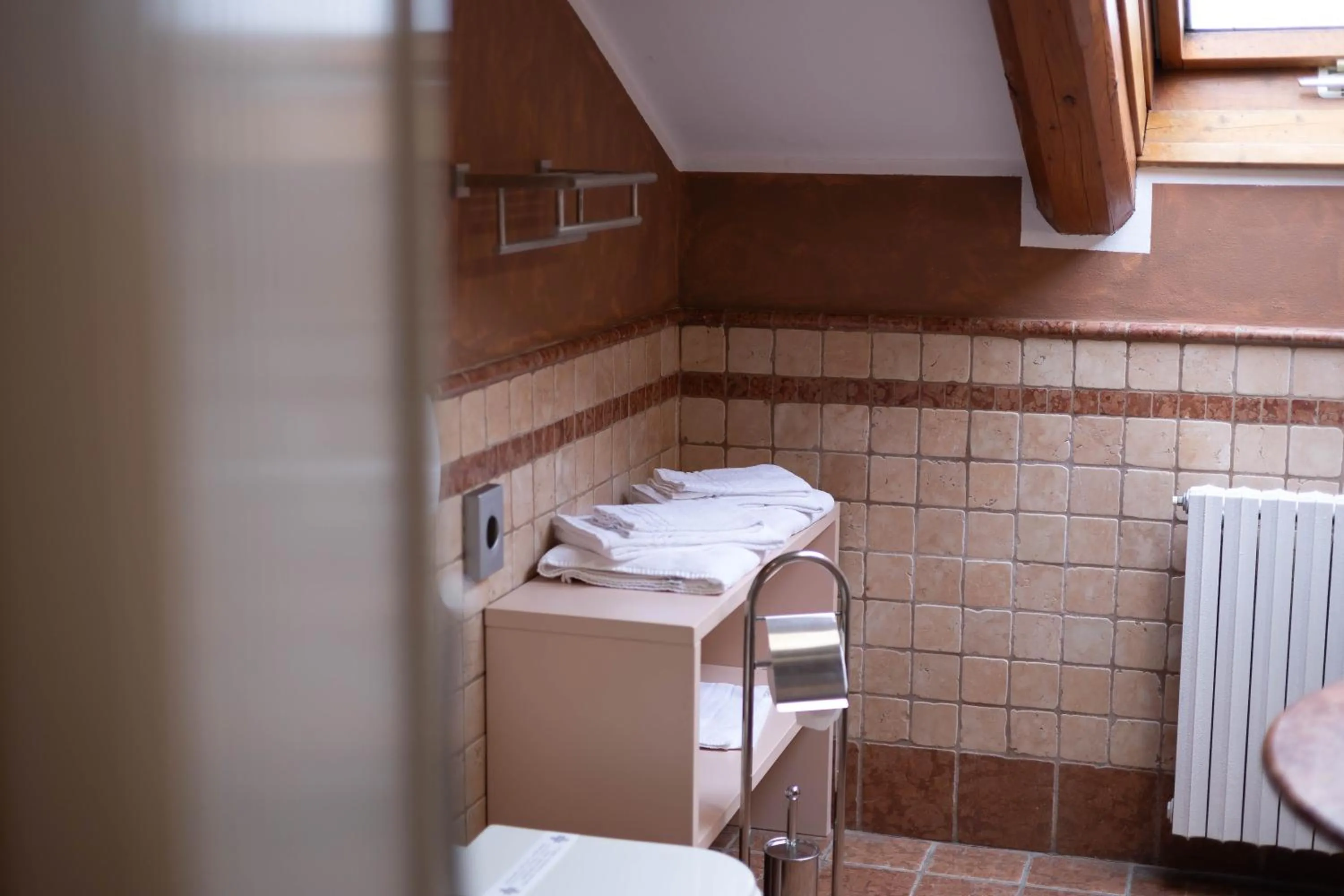 Bathroom in Hotel La Fertè