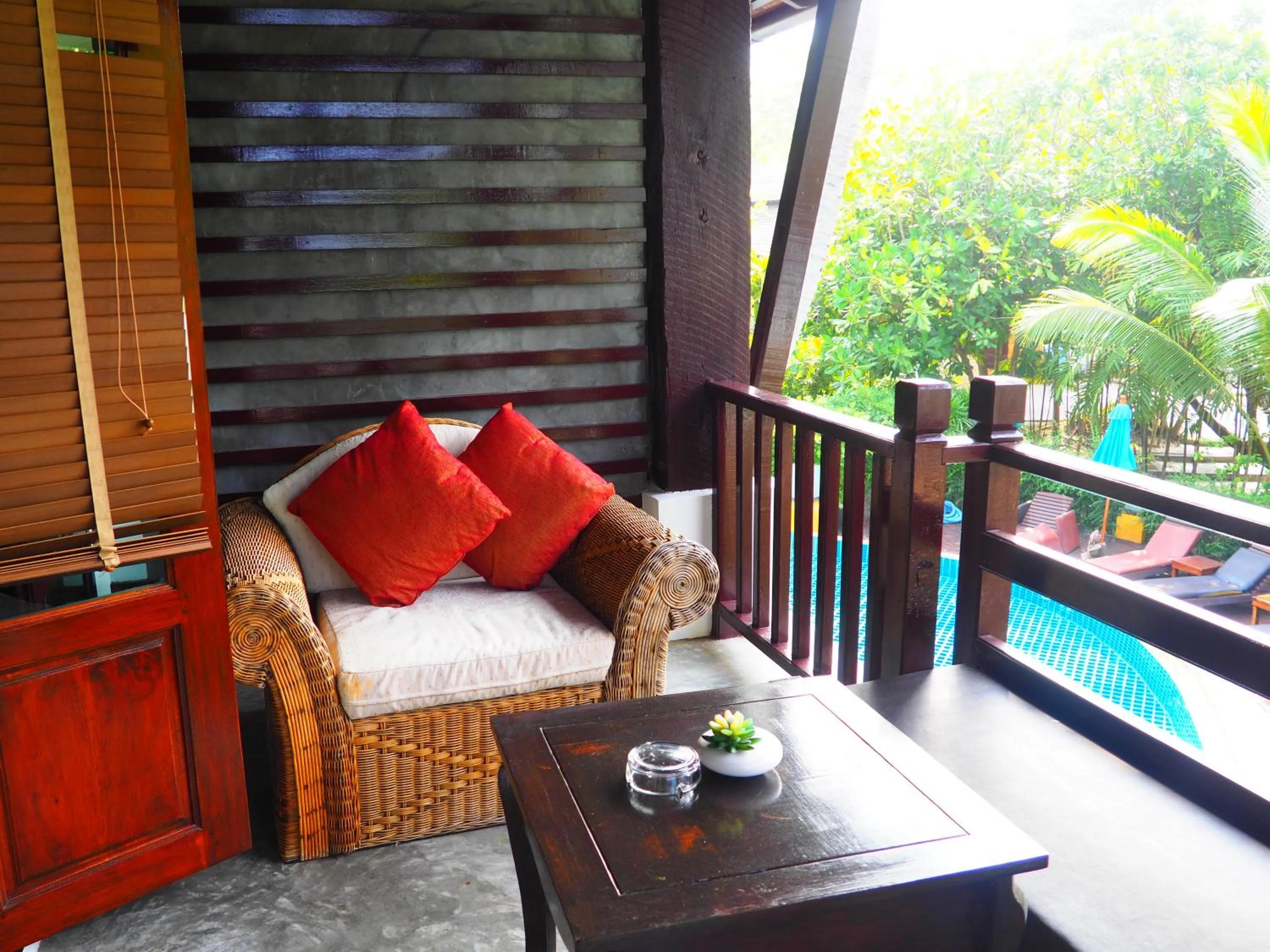 Balcony/Terrace in Seashell Resort Koh Tao-SHA Plus