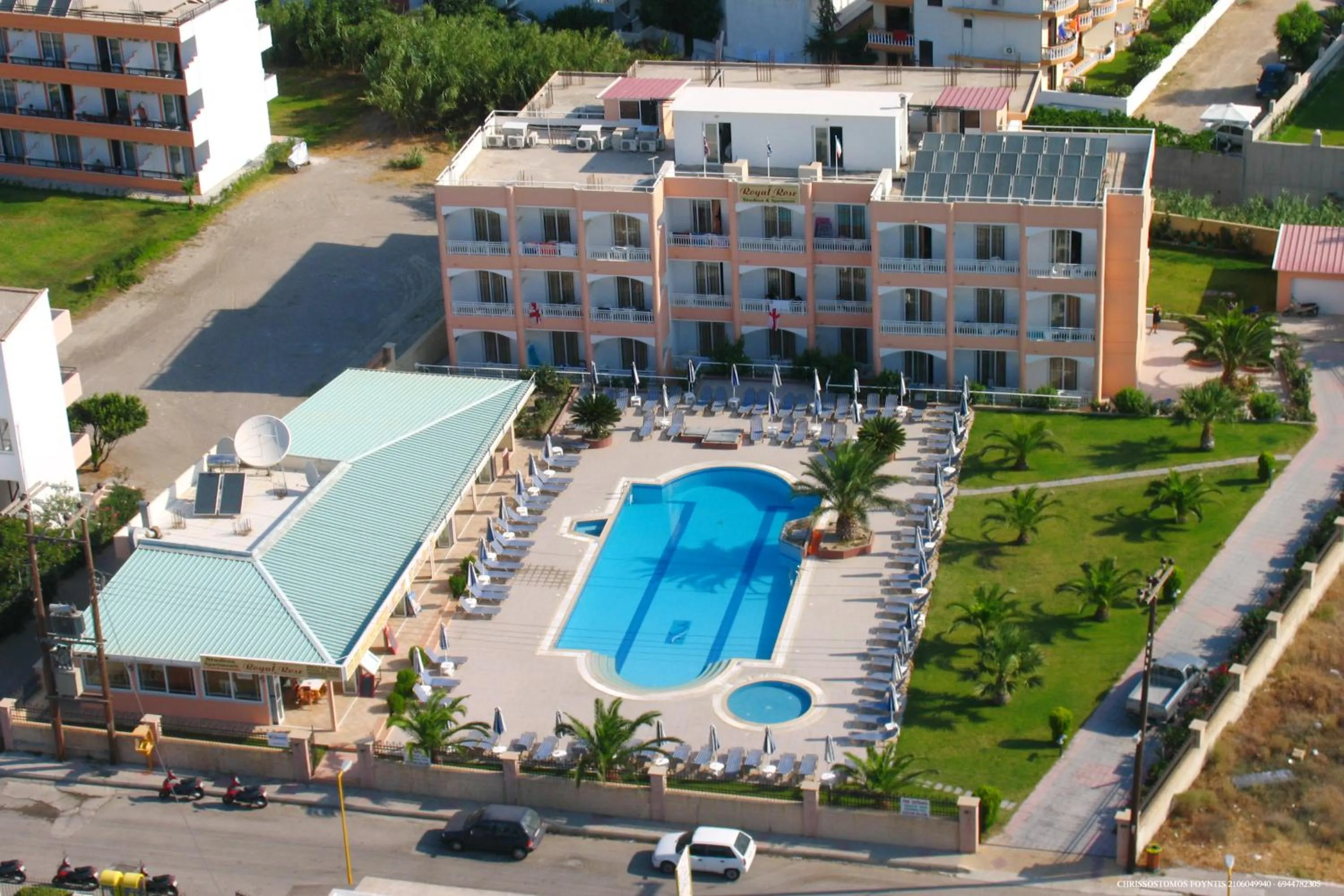 Property building in Rhodian Rose Hotel