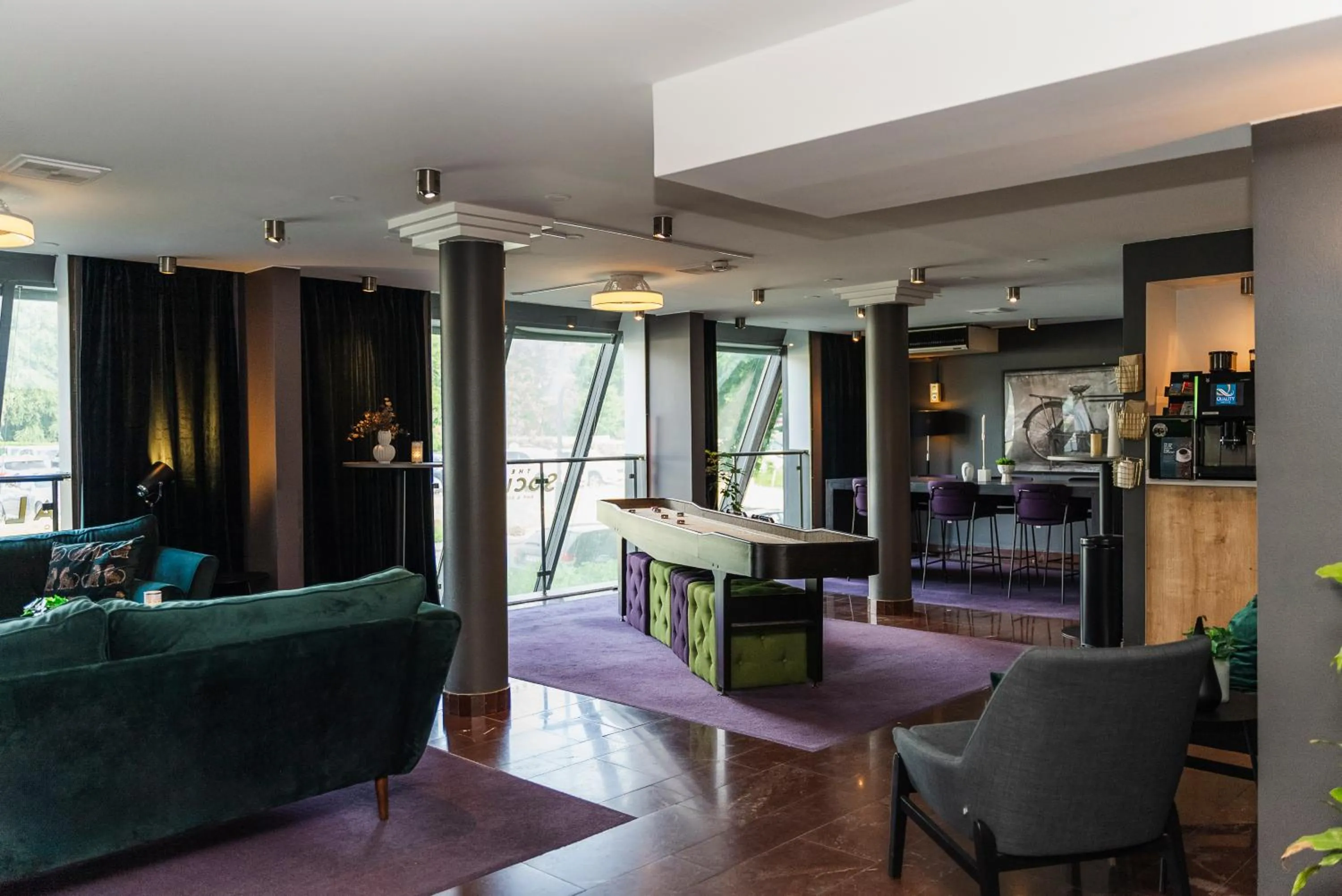 Lobby or reception in Quality Hotel Prisma