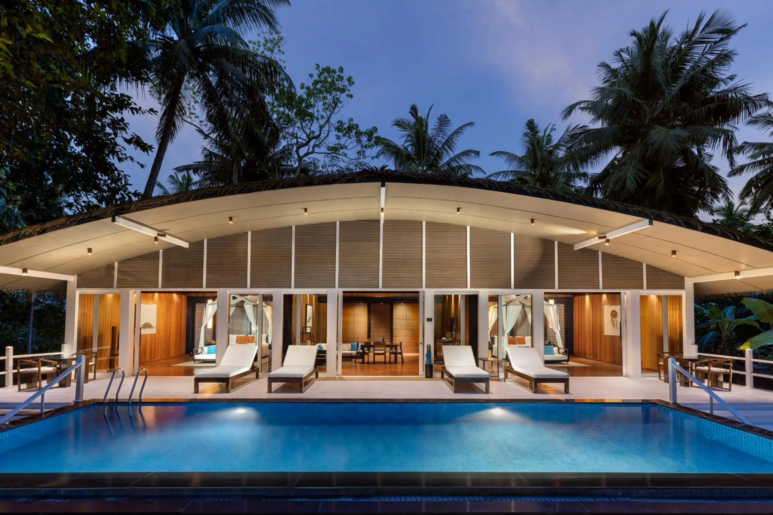 Pool view in Taj Exotica Resort & Spa, Andamans