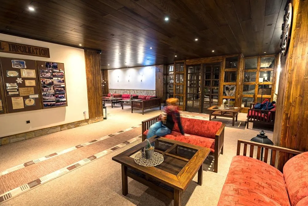 Lobby or reception in Sporthotel Bohemia