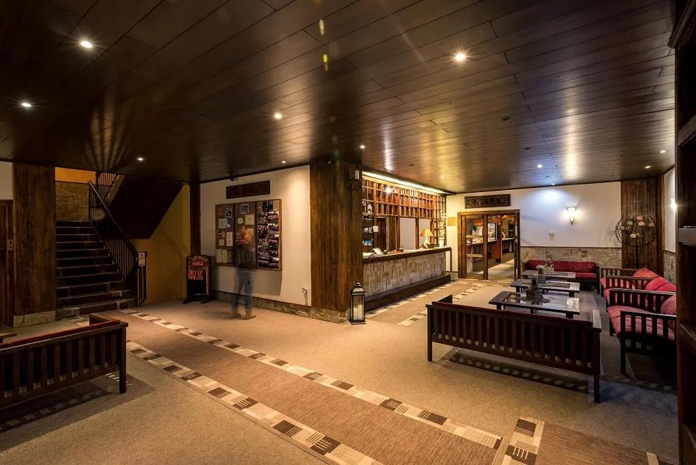 Lobby or reception in Sporthotel Bohemia