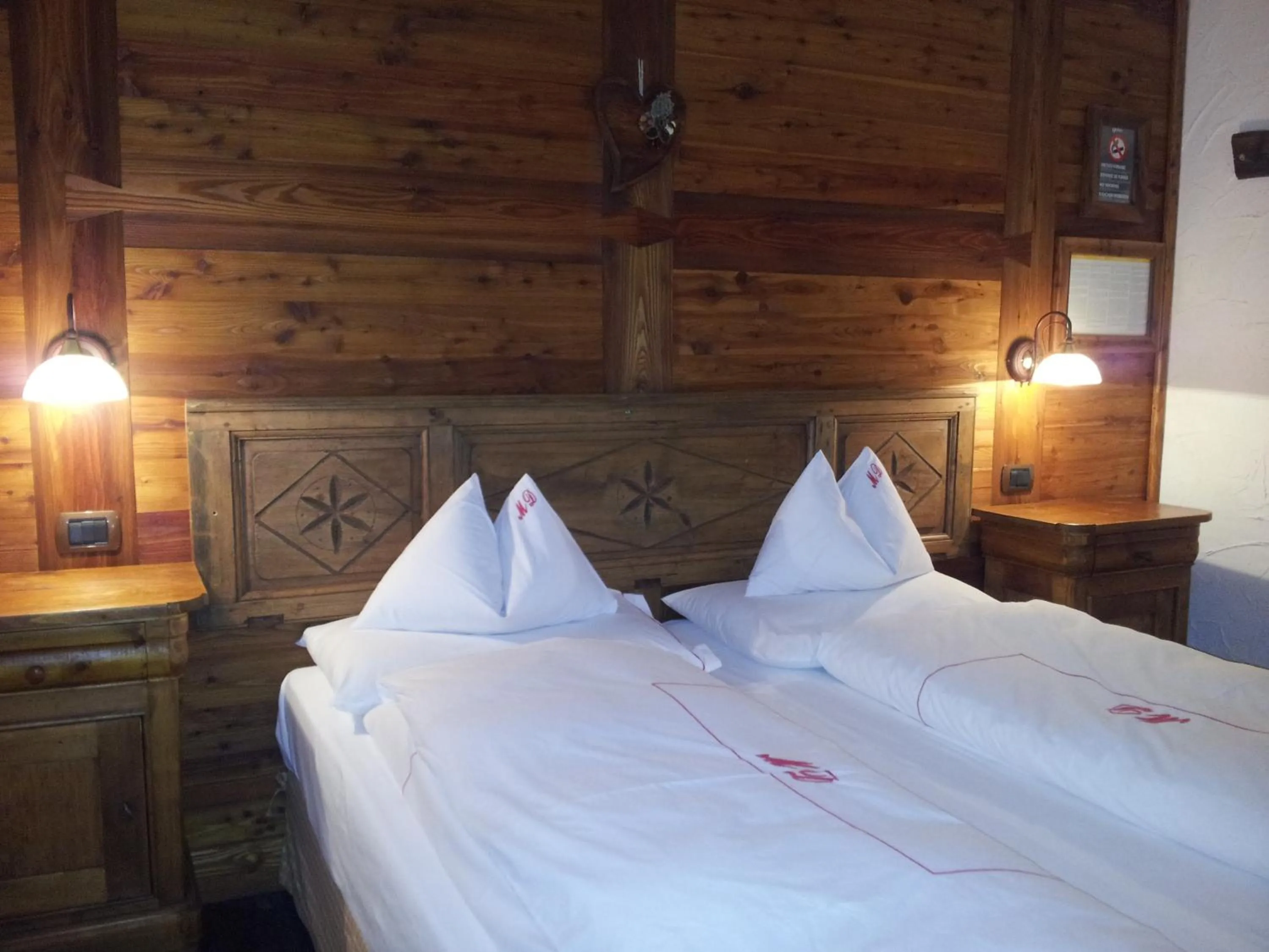 Bedroom in Eco Chalet Maison Dominique