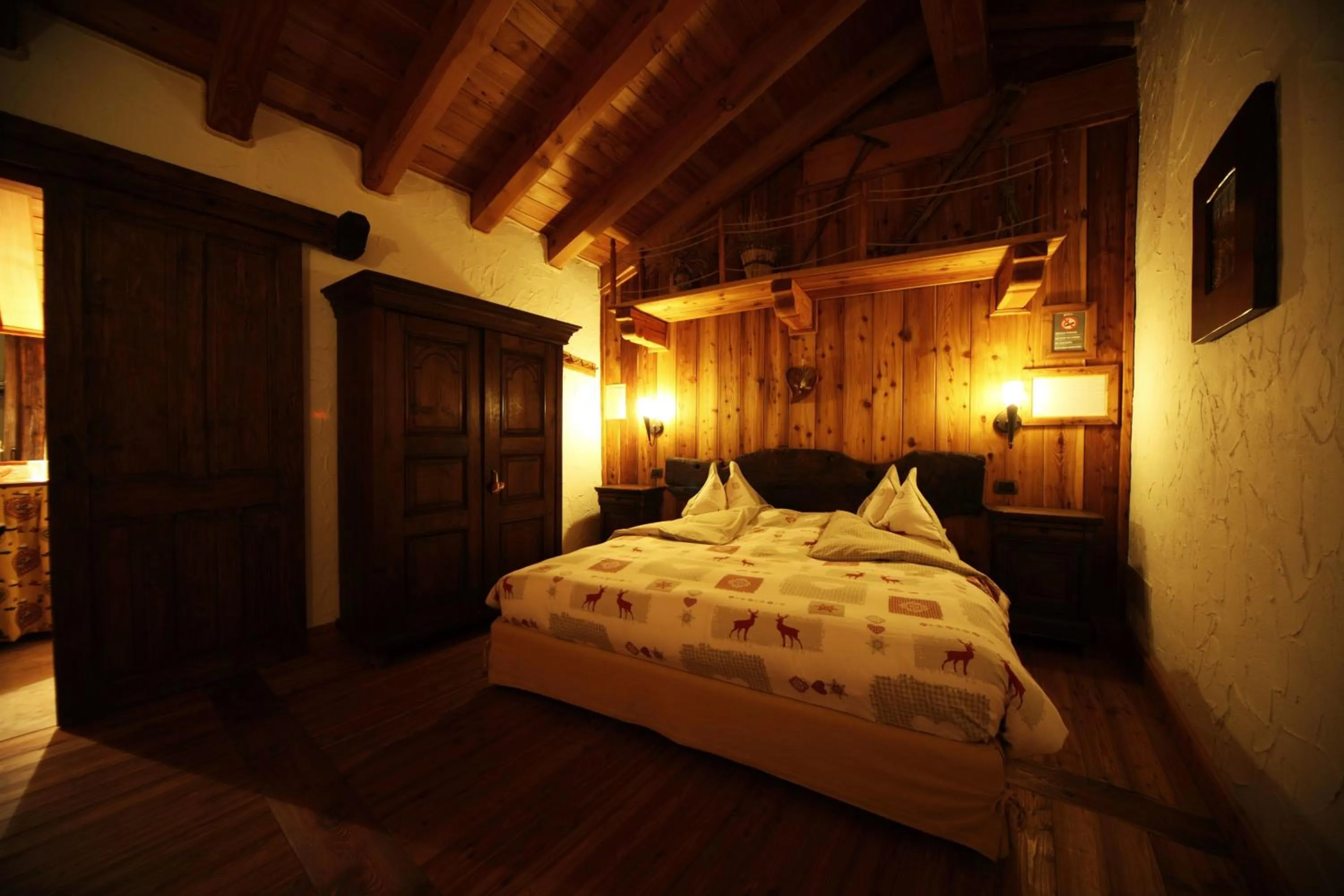 Bedroom in Eco Chalet Maison Dominique