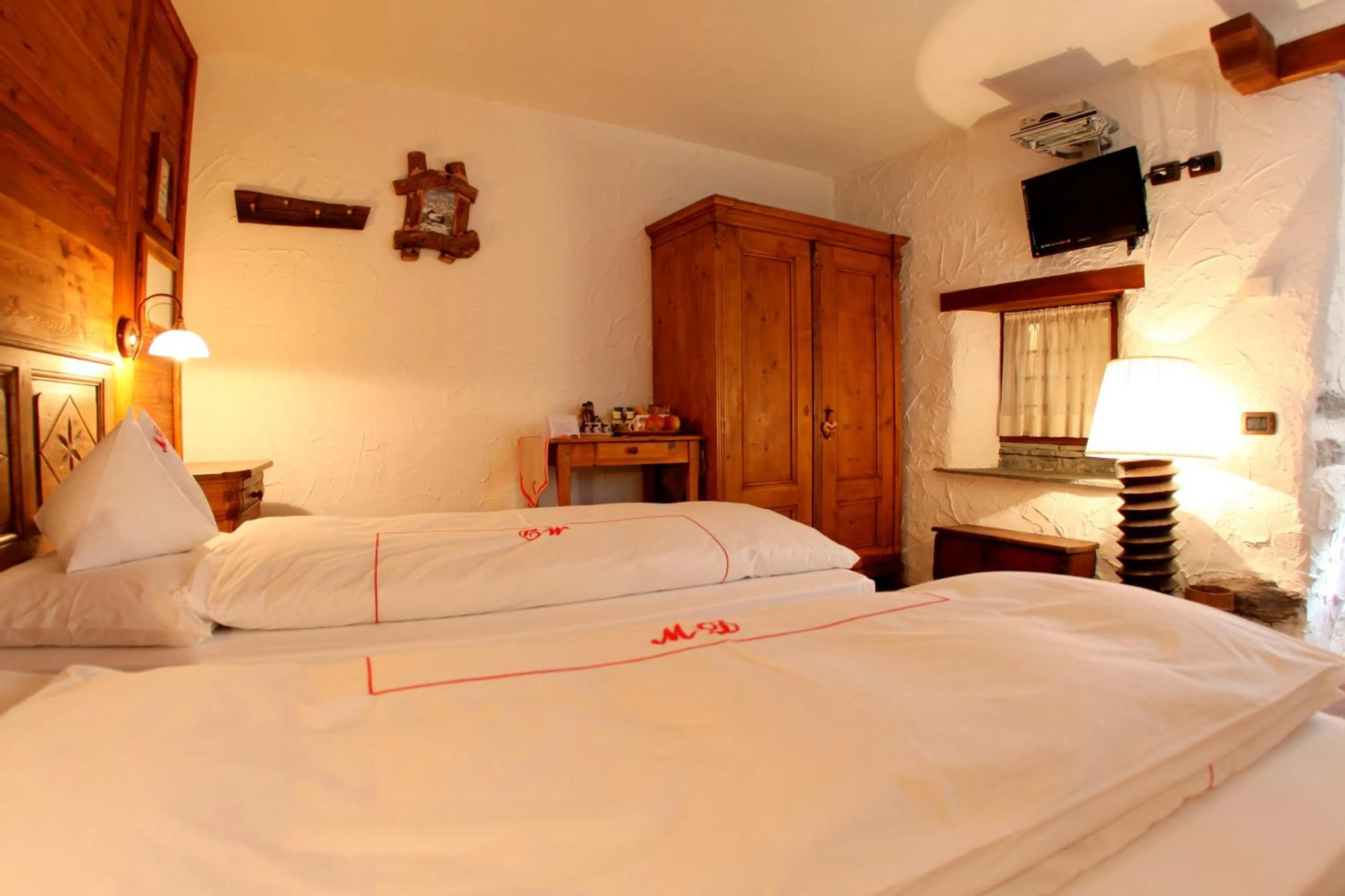 Bedroom in Eco Chalet Maison Dominique