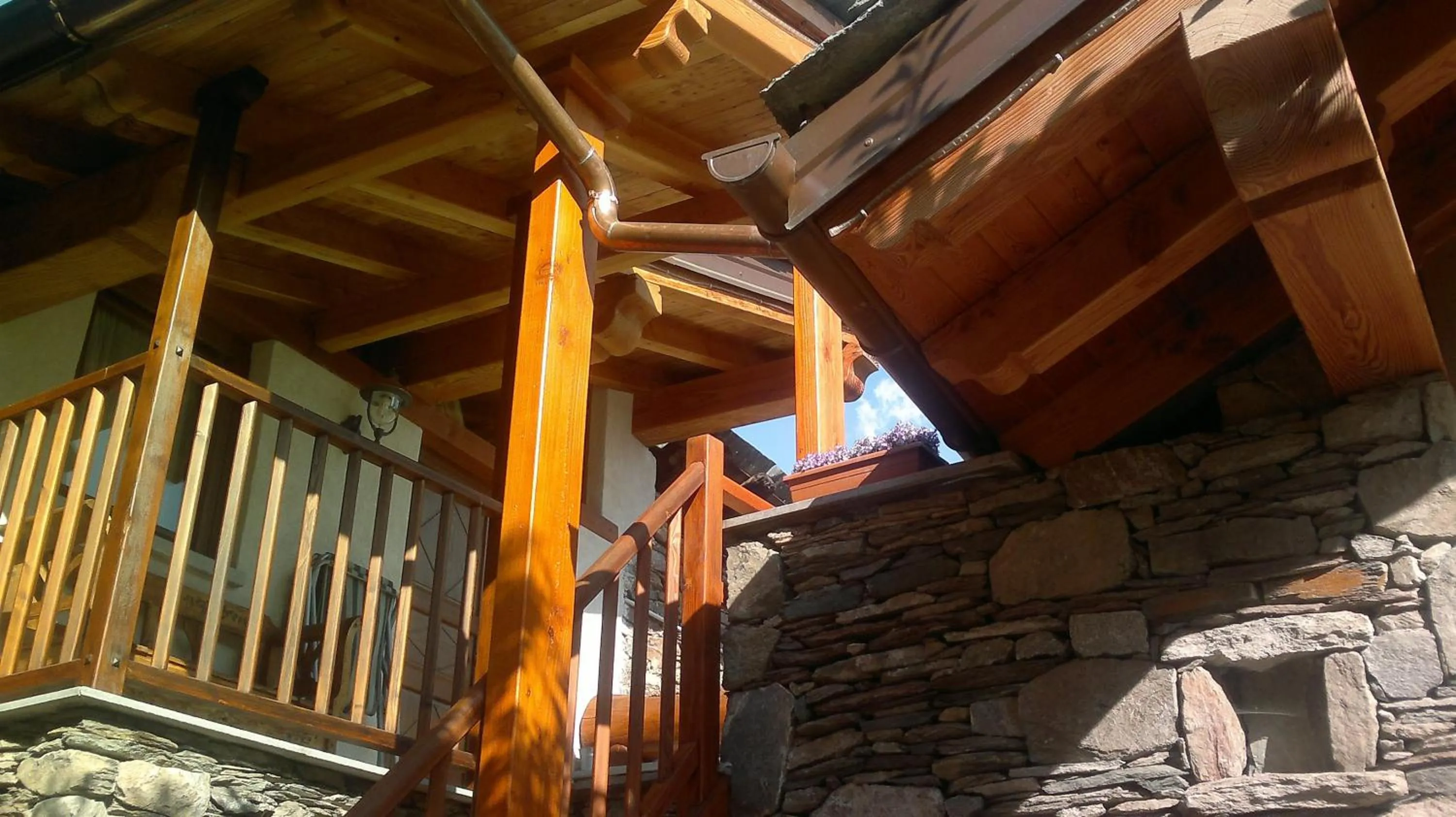 Decorative detail in Eco Chalet Maison Dominique