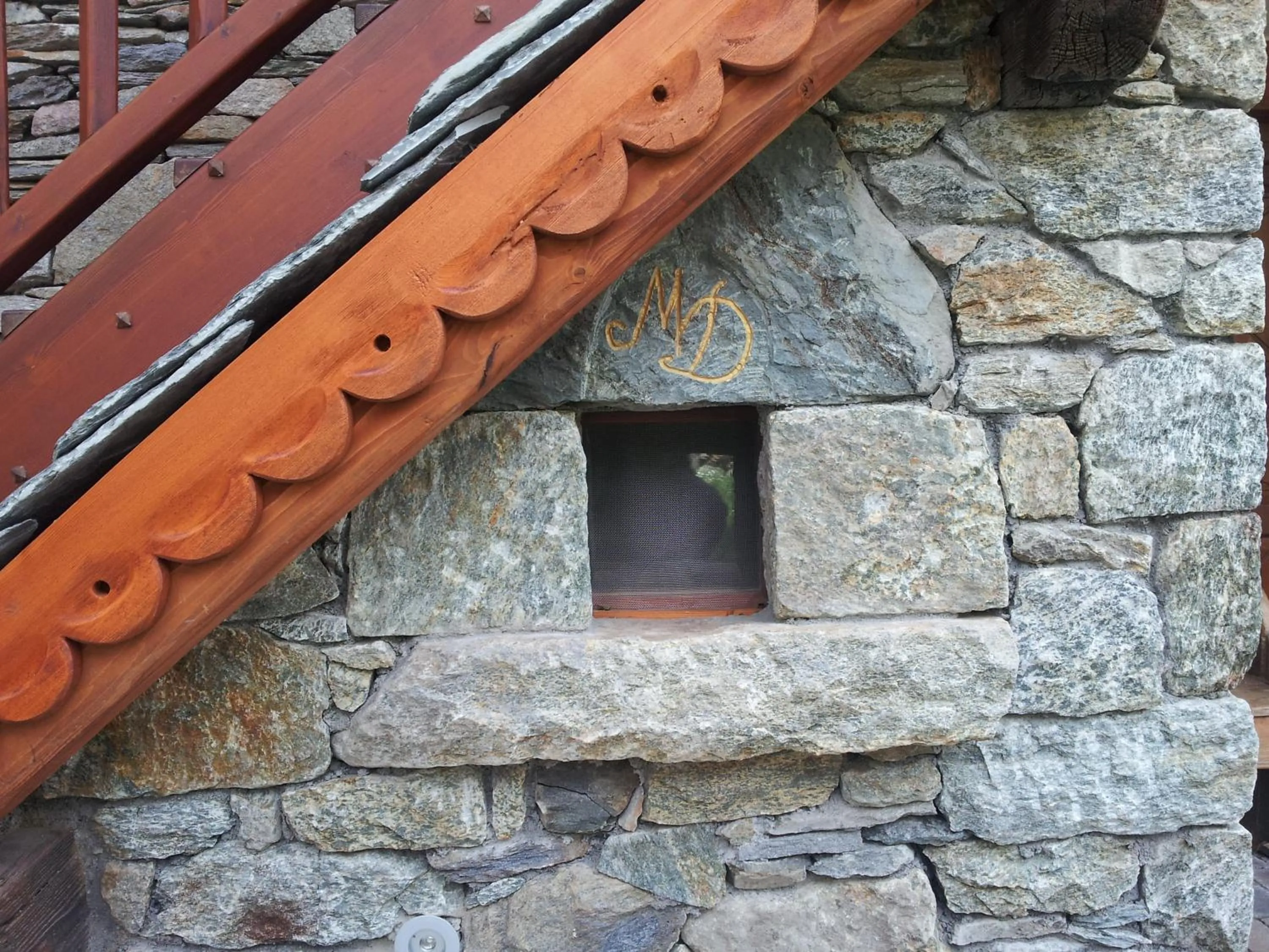 Decorative detail in Eco Chalet Maison Dominique