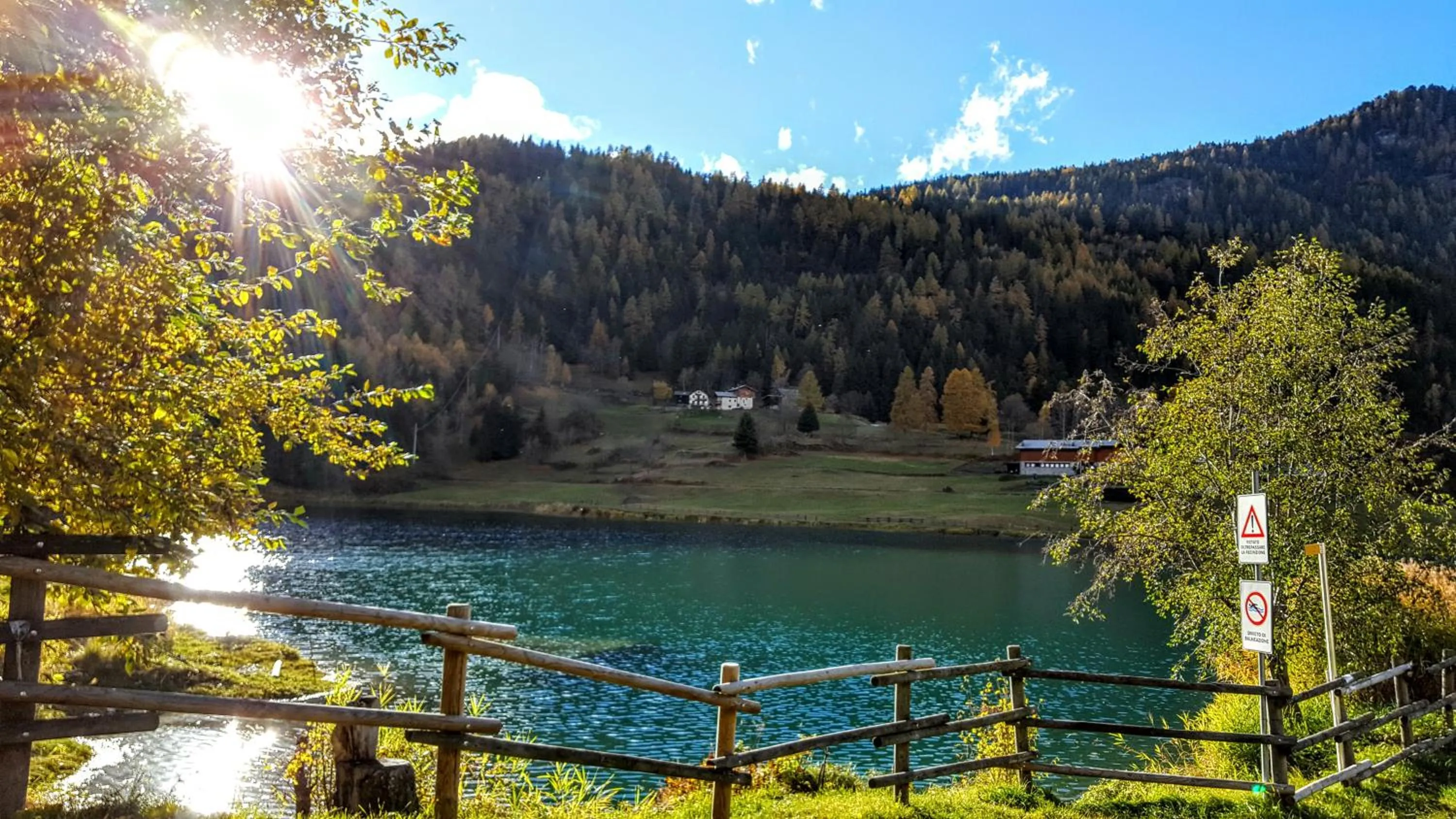 Lake view in Eco Chalet Maison Dominique
