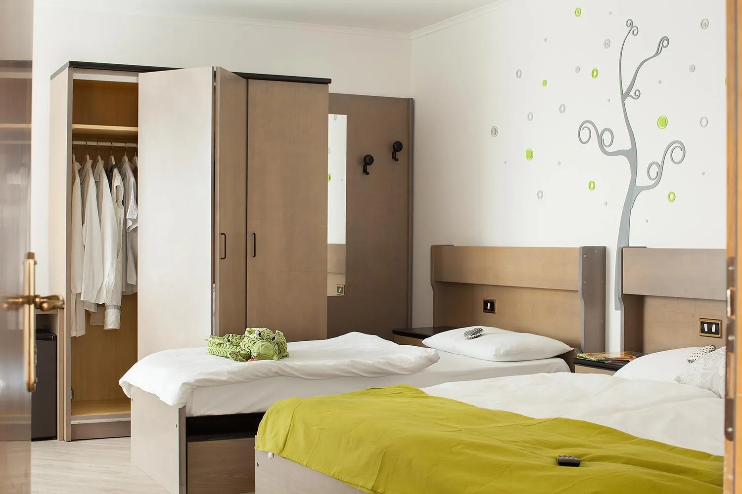 Bed in Hotel Scoiattolo