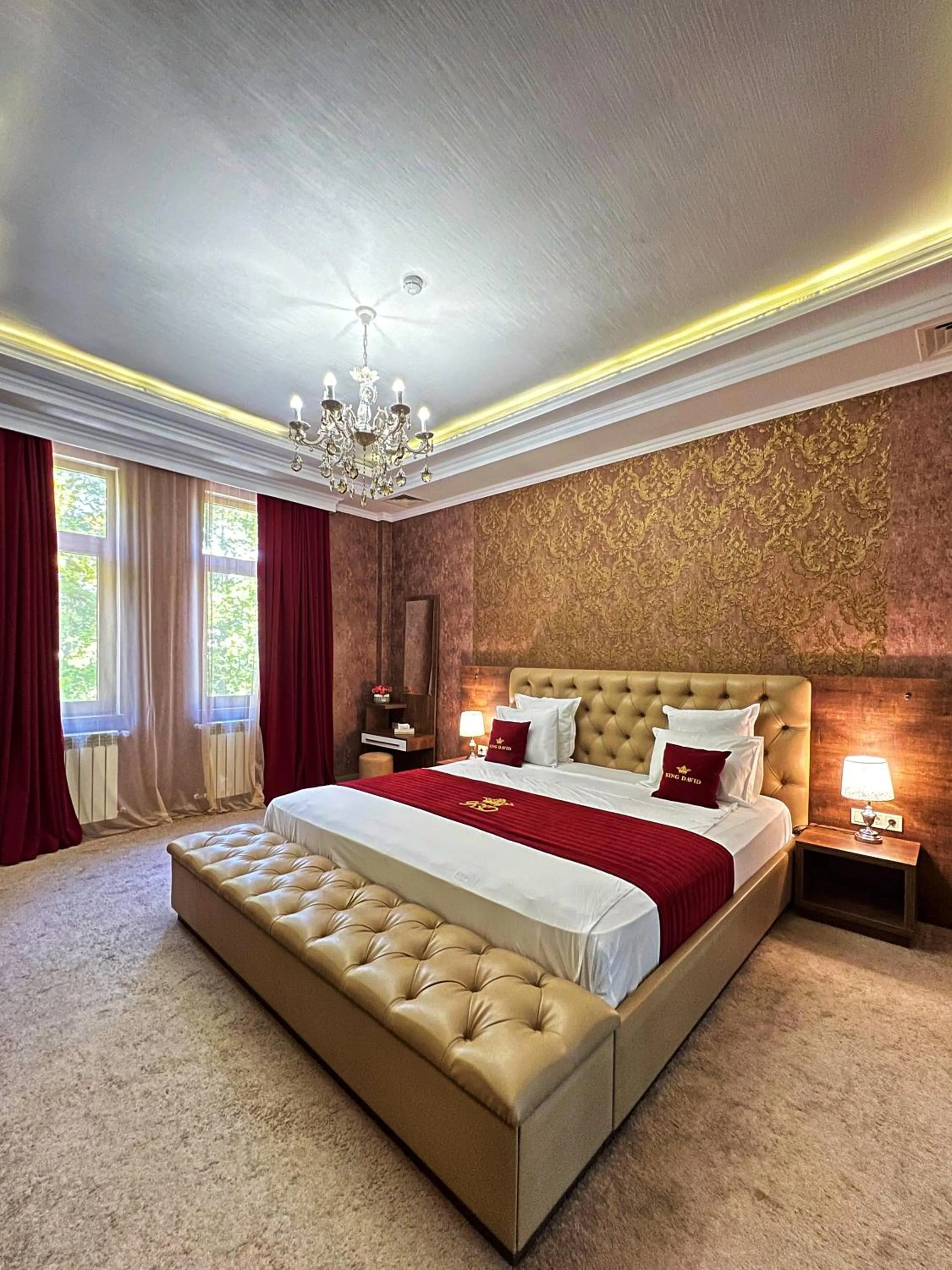 Bed in Hotel King David The Builder