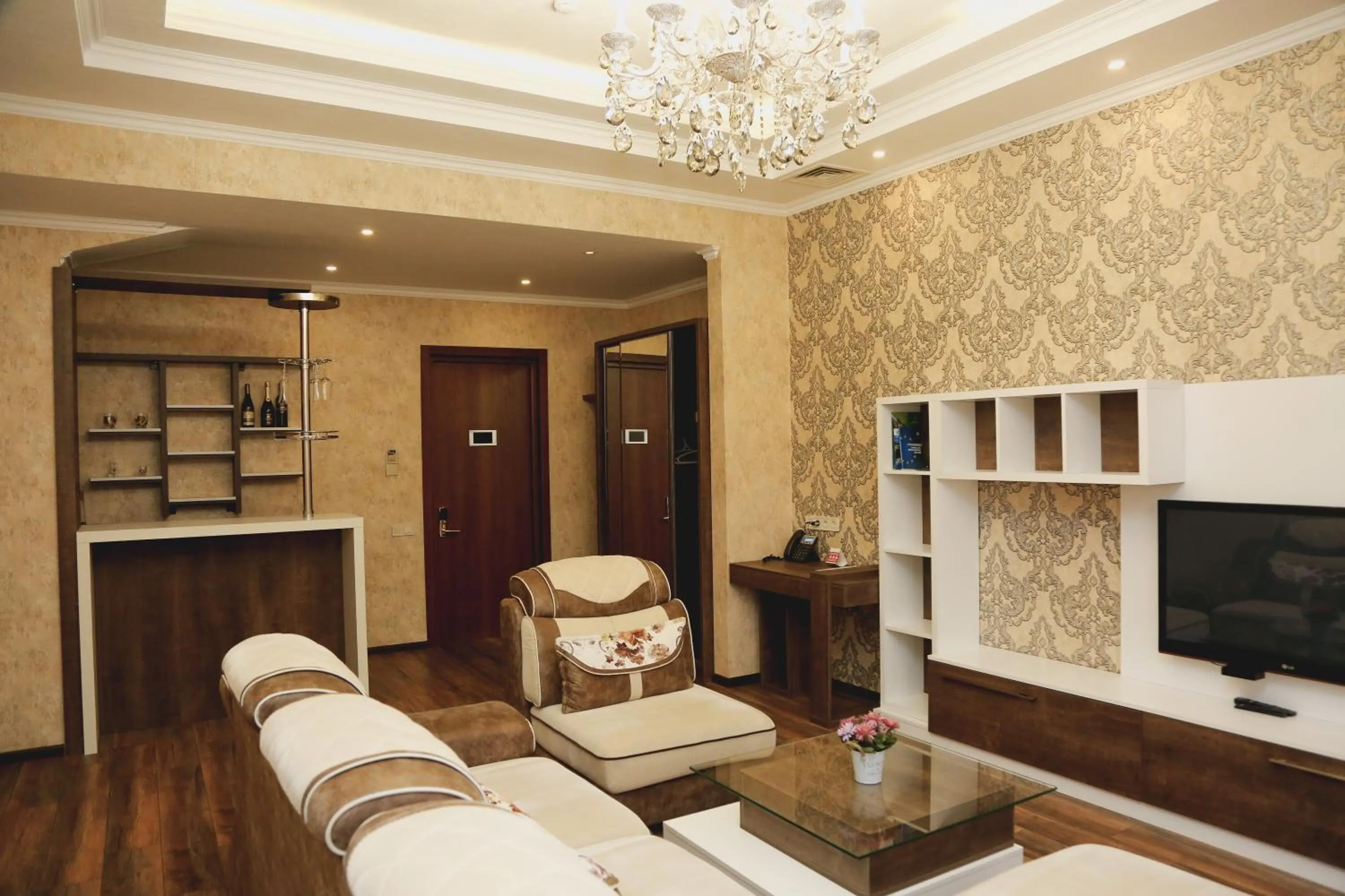 Seating area in Hotel King David The Builder