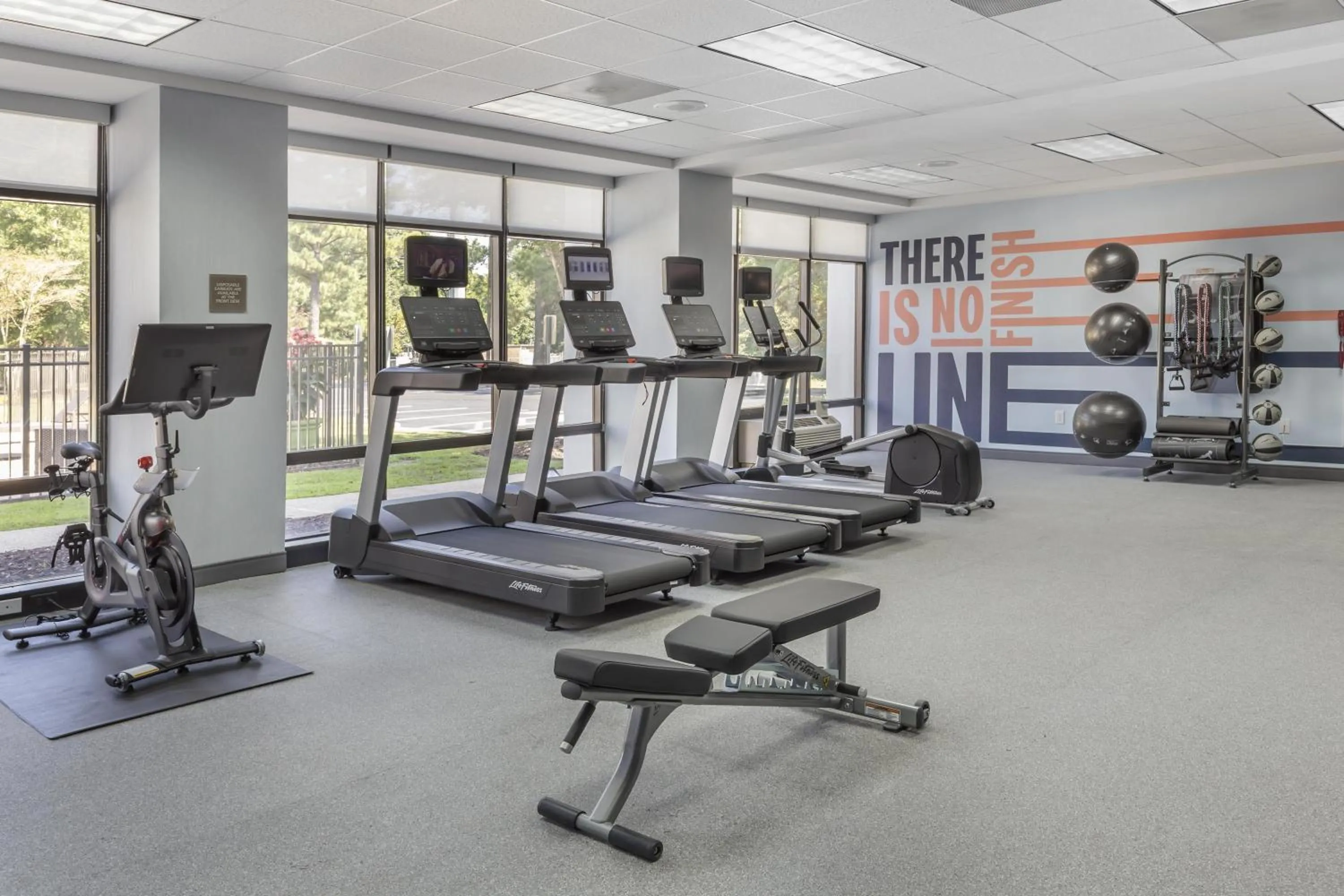 Fitness centre/facilities in Hampton Inn New Bern