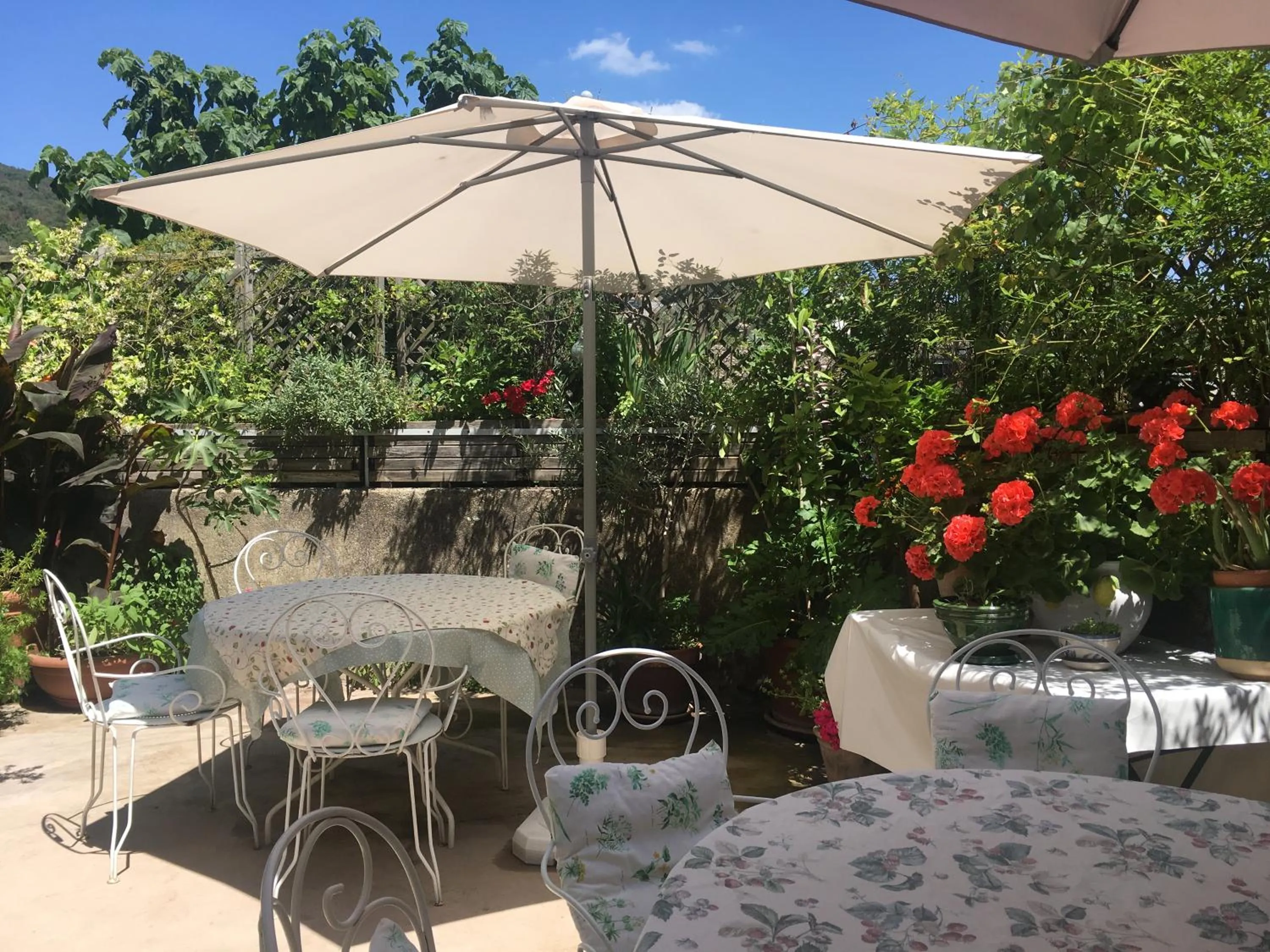 Patio in Les Asphodèles Amélie