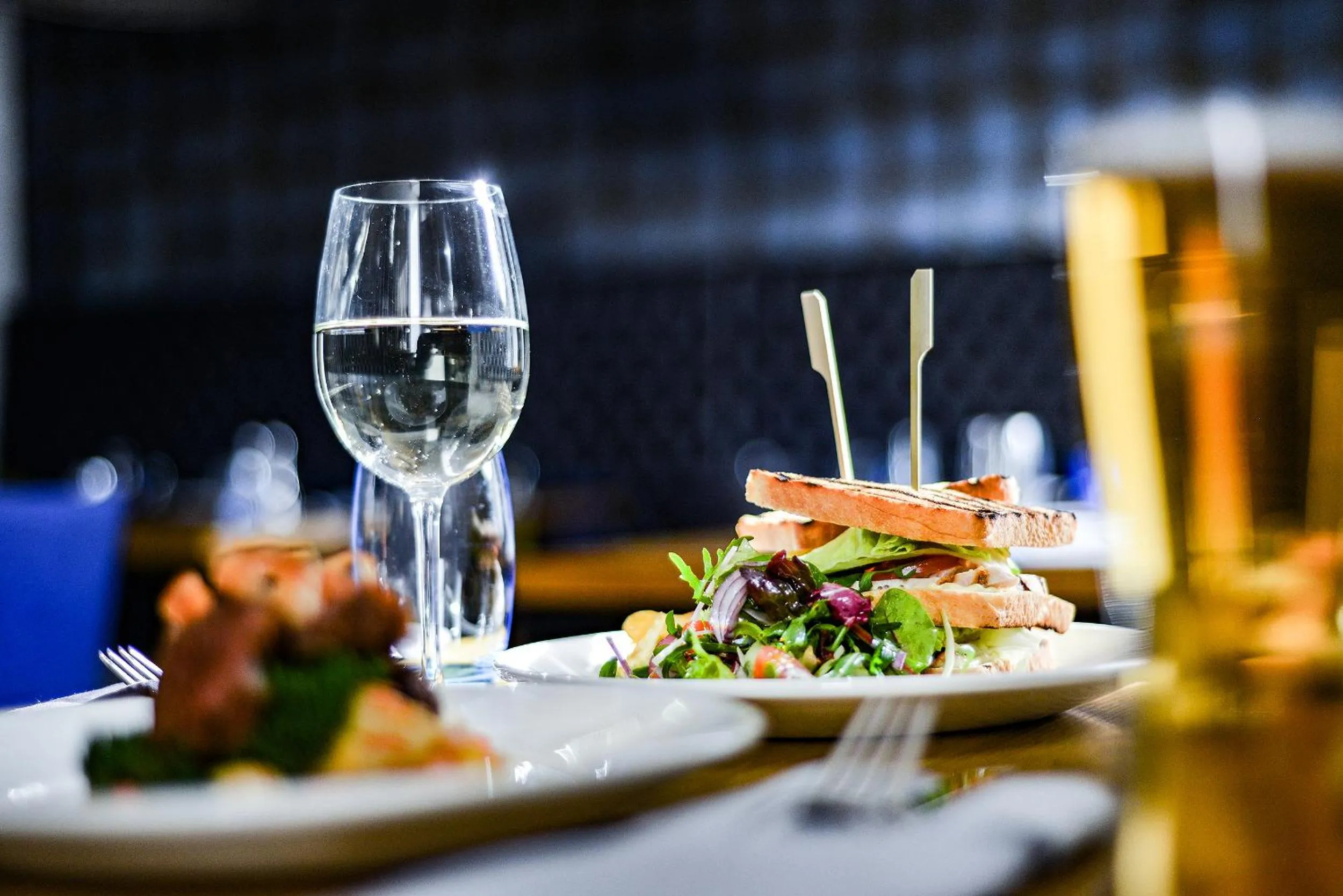 Food and drinks in The Douglas Hotel