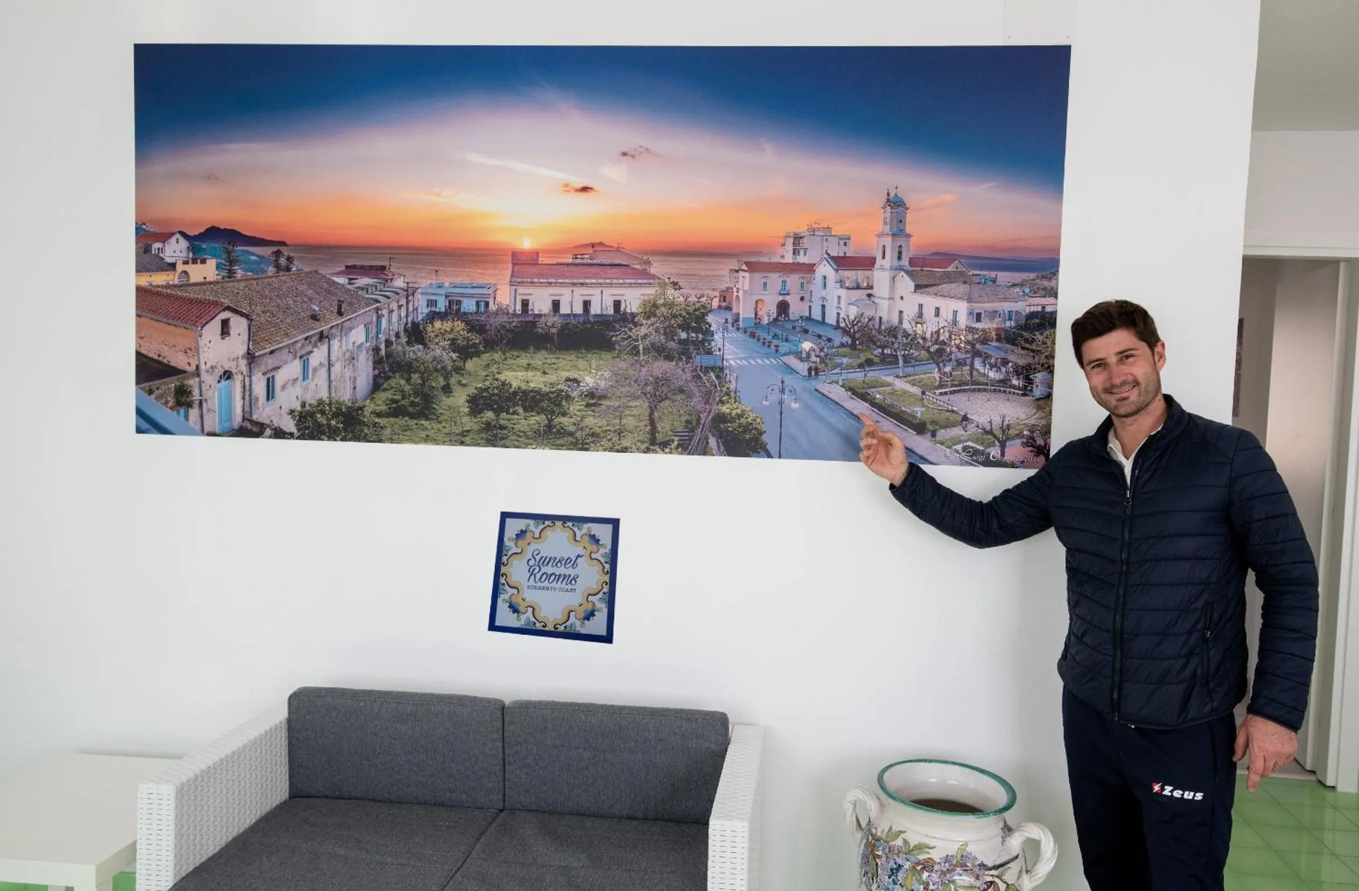 Family in Sunset rooms