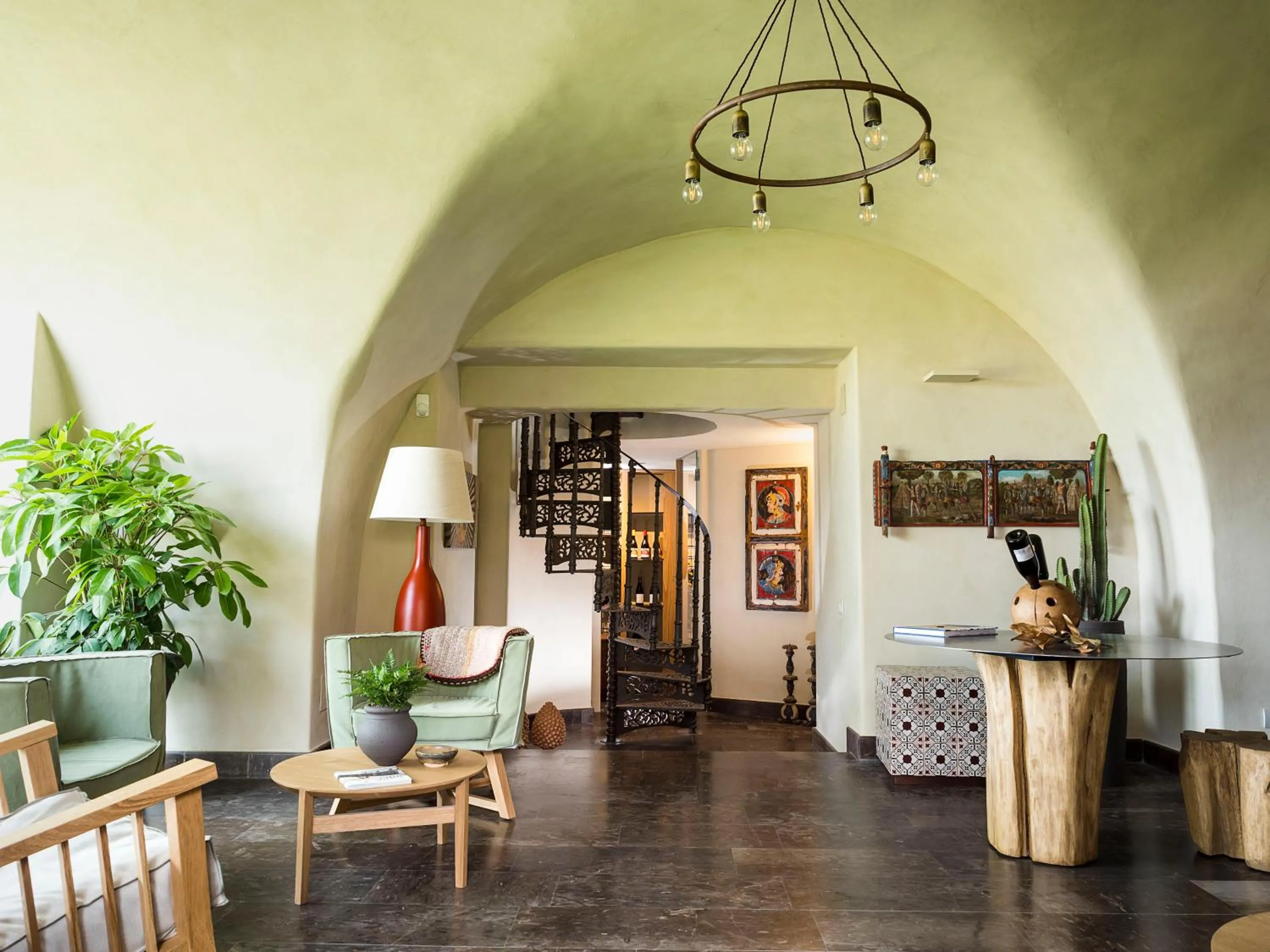 Communal lounge/ TV room in Relais San Giuliano