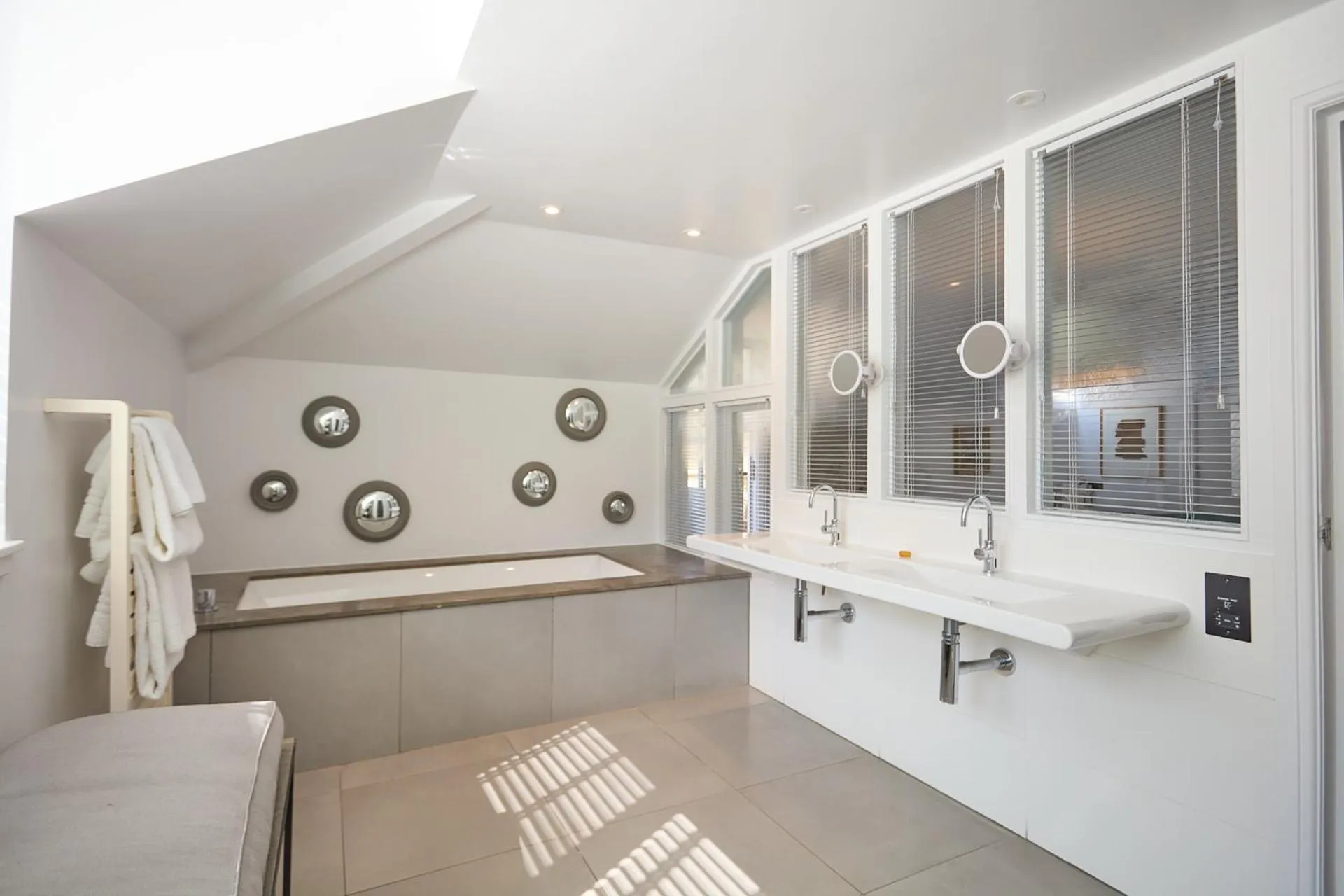 Bathroom, Bed in Monachyle Mhor Hotel