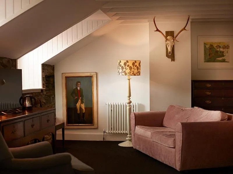 Living room in Monachyle Mhor Hotel