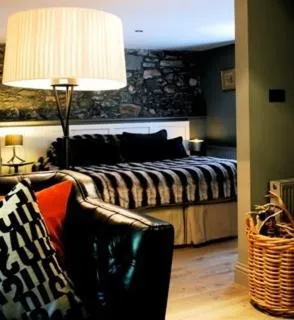 Decorative detail, Bed in Monachyle Mhor Hotel