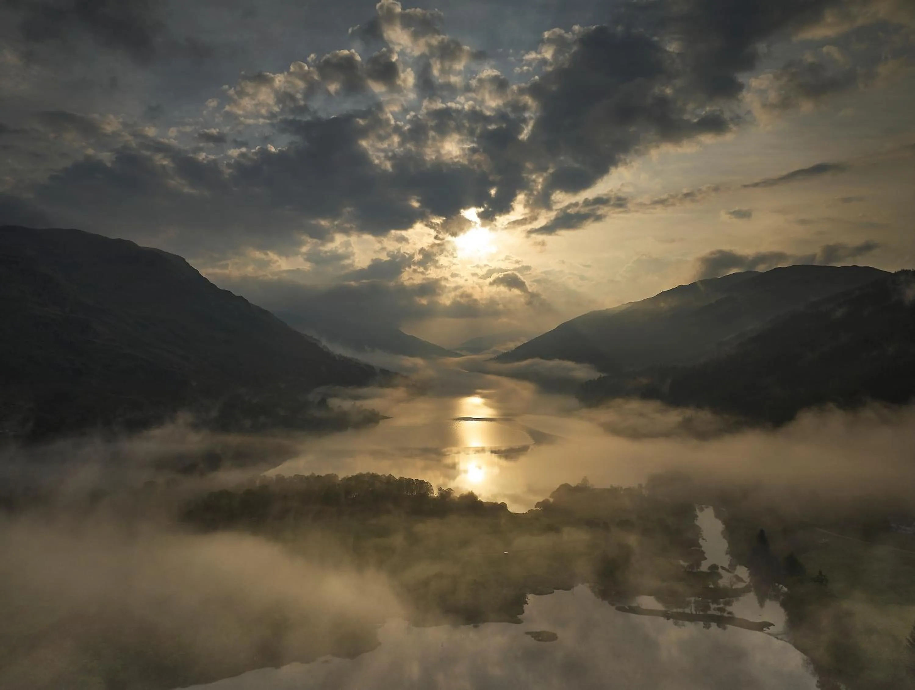 Lake view in Monachyle Mhor Hotel