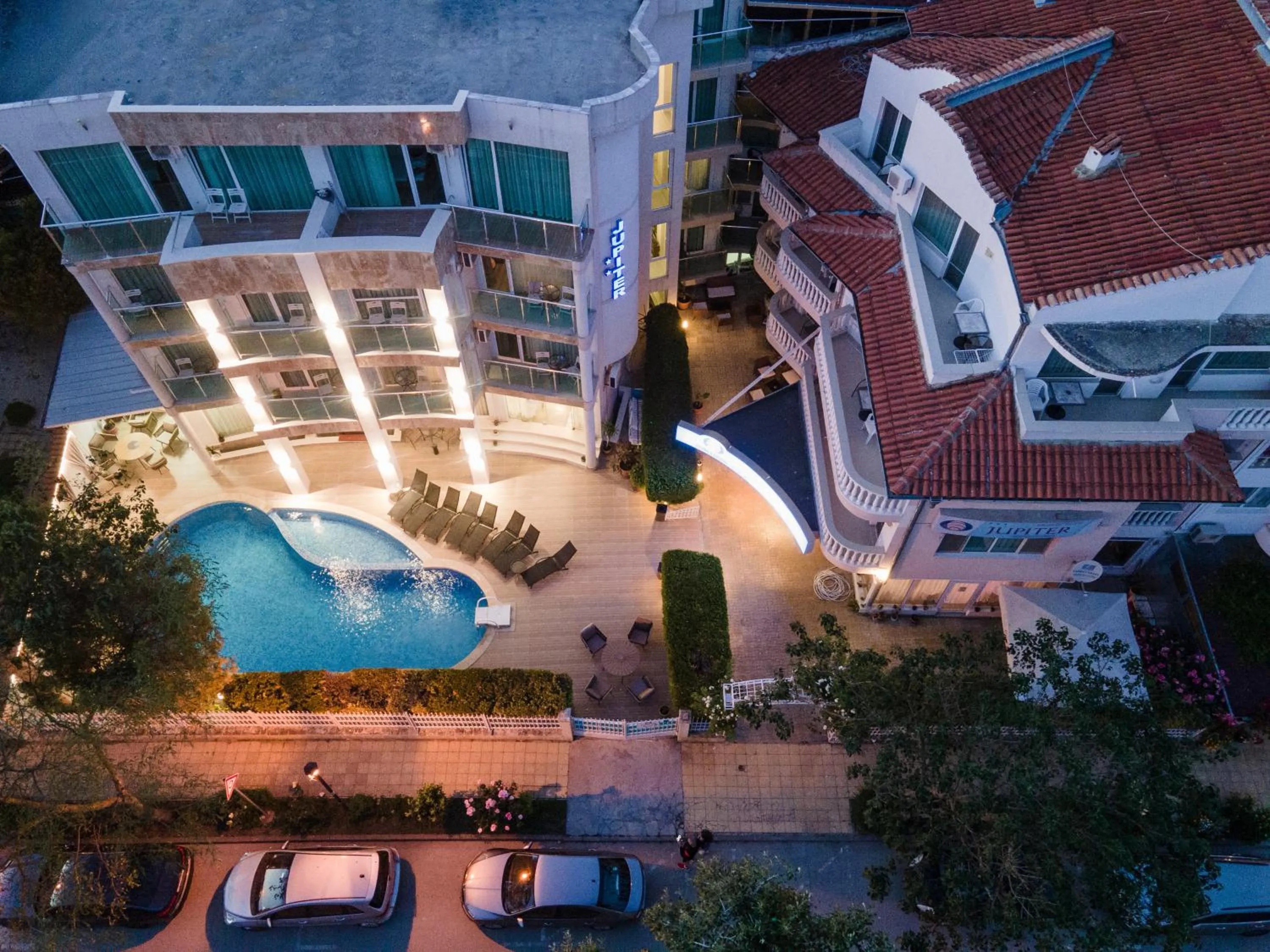 Property building in Family Hotel Jupiter