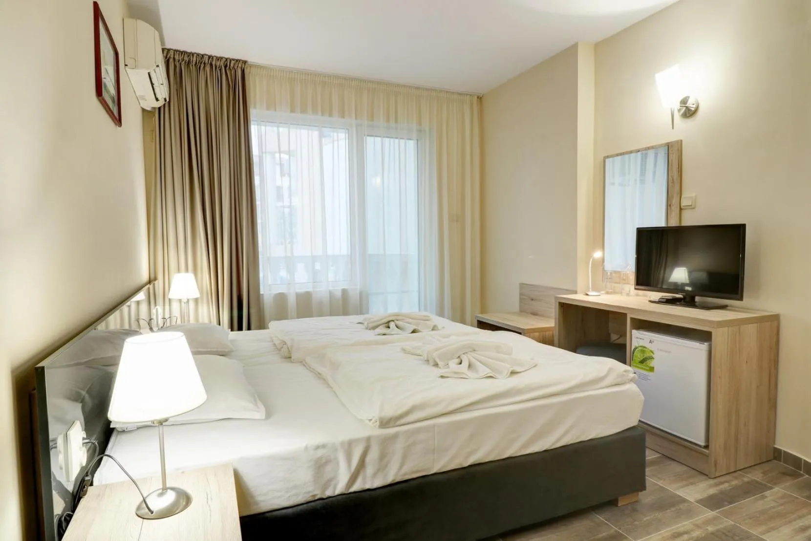 People, Bed in Family Hotel Jupiter