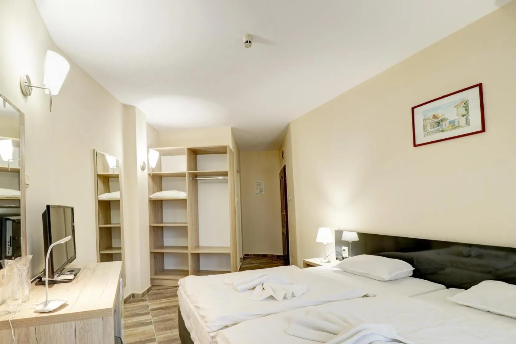 People, Bed in Family Hotel Jupiter