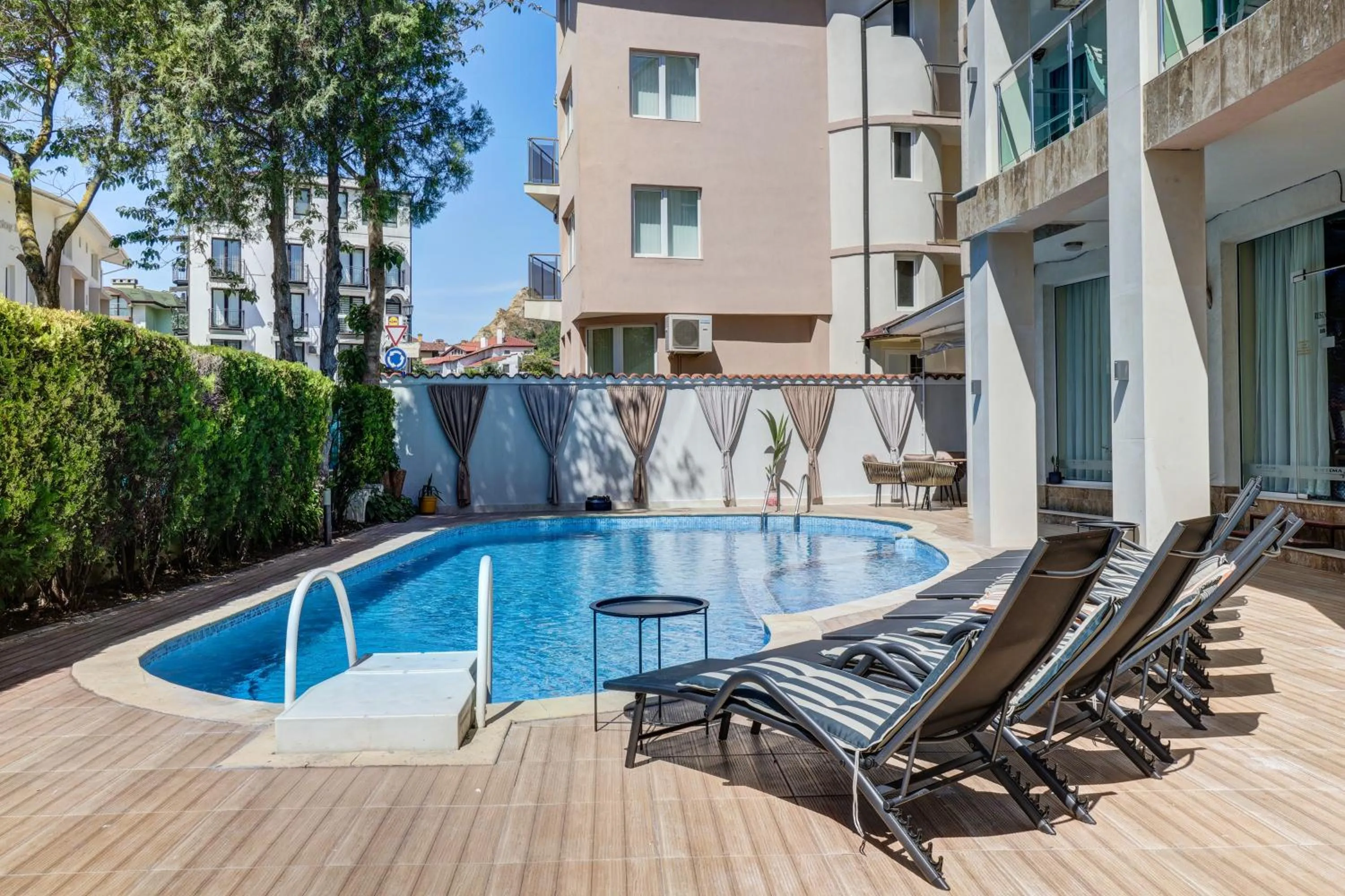 Swimming pool in Family Hotel Jupiter