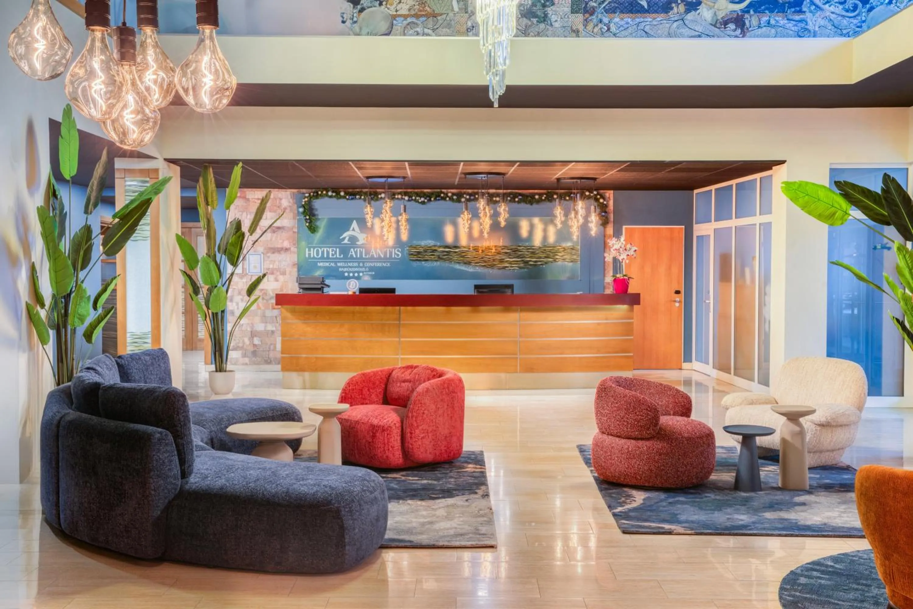 Lobby or reception in Hotel Atlantis Wellness & Conference