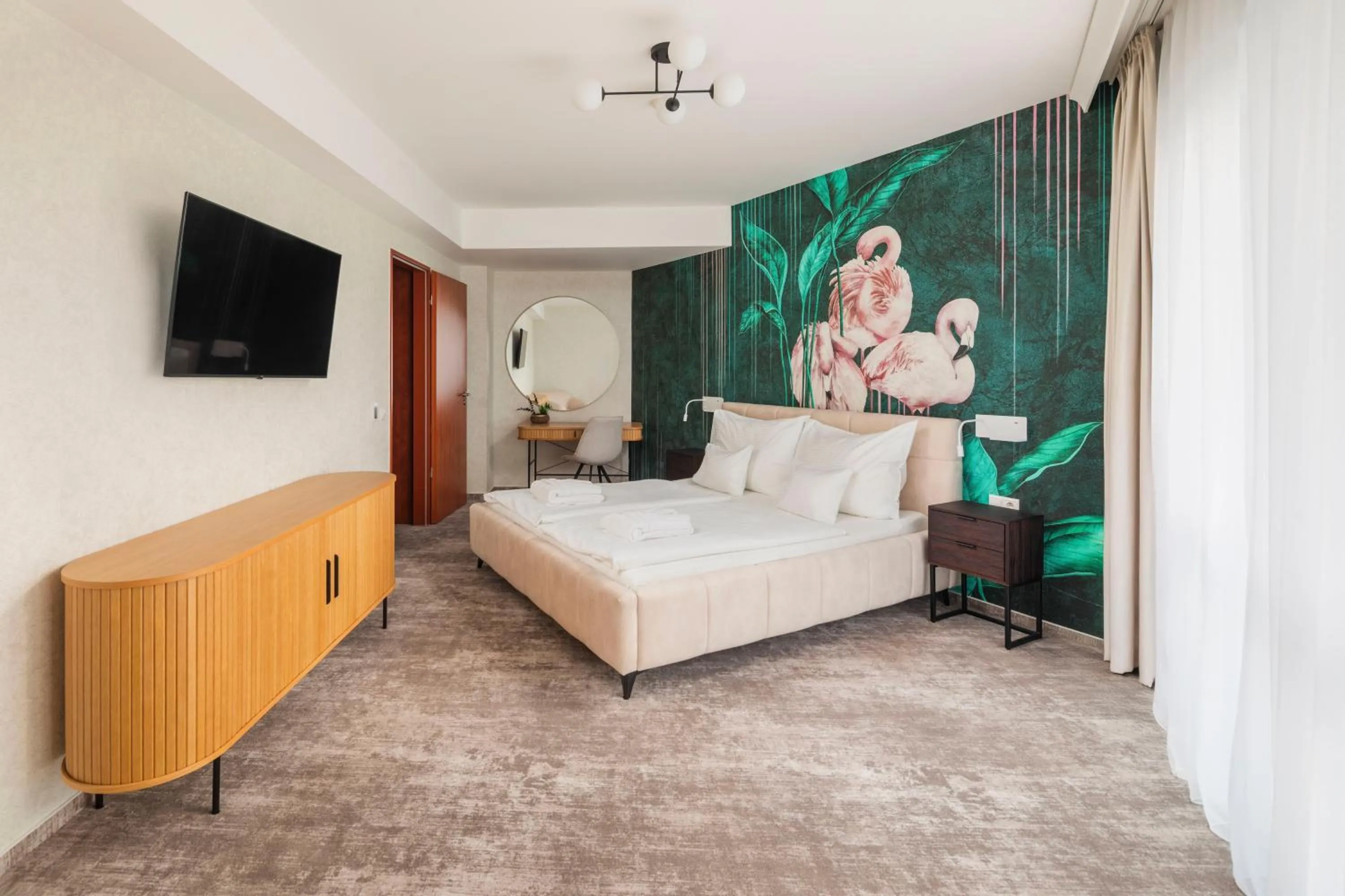 Bedroom, Bed in Hotel Atlantis Wellness & Conference