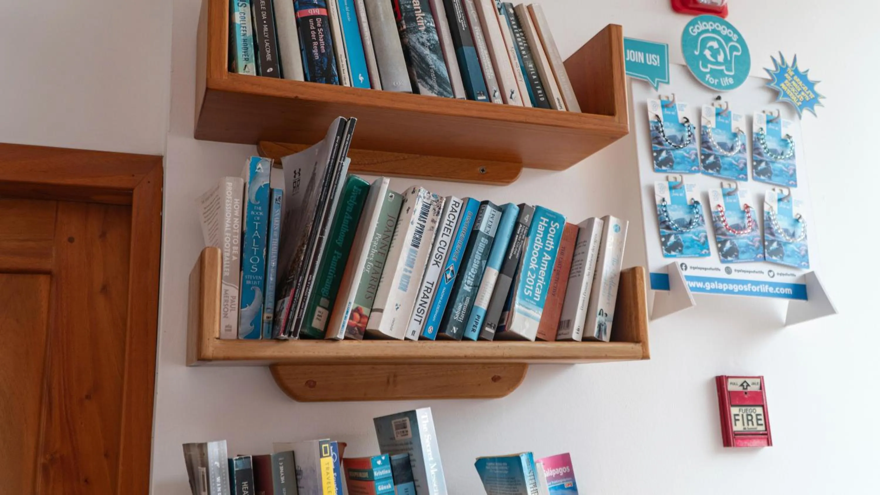Library in Hotel Galapagos Suites B&B