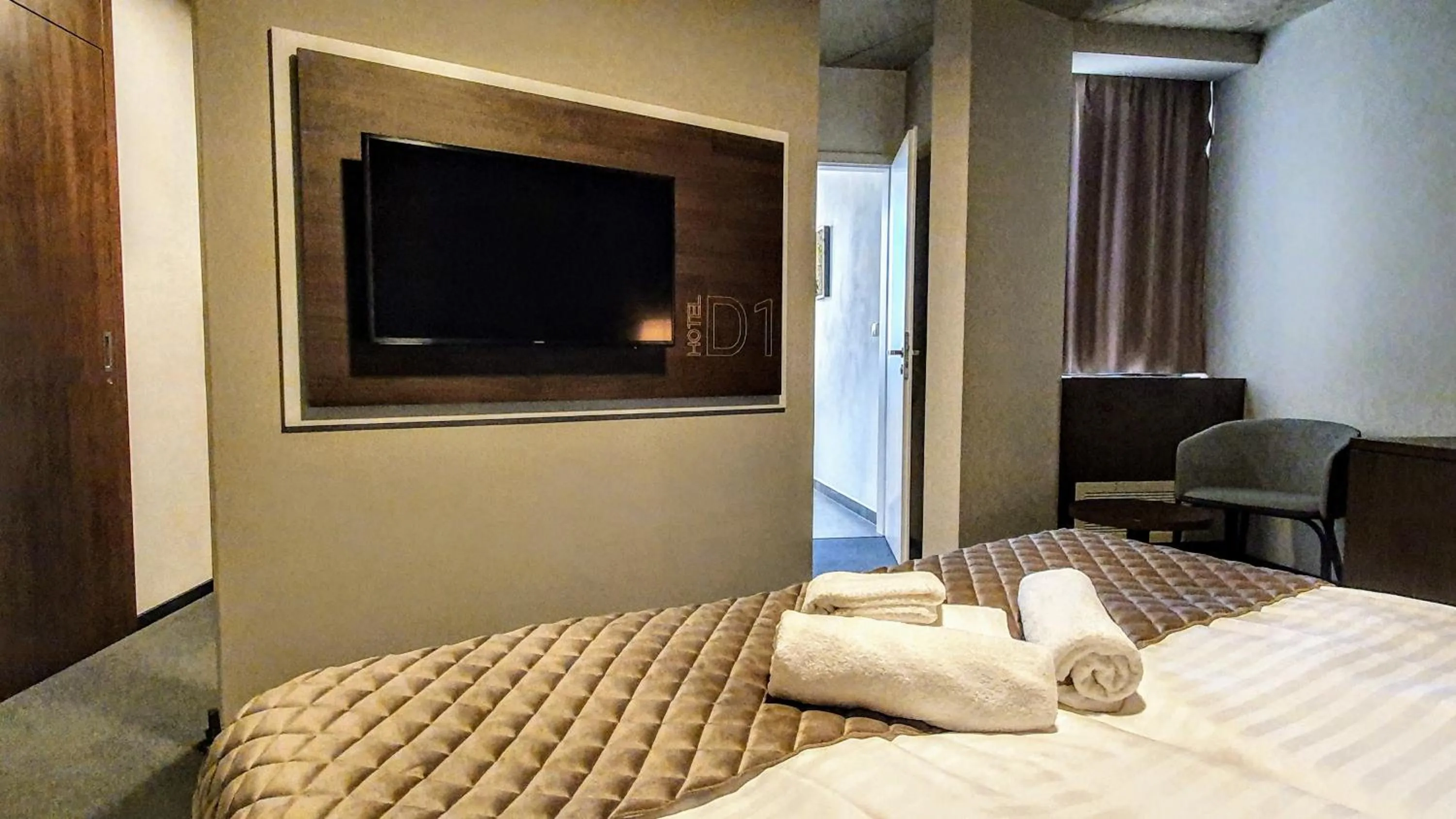 Bed in Hotel D1