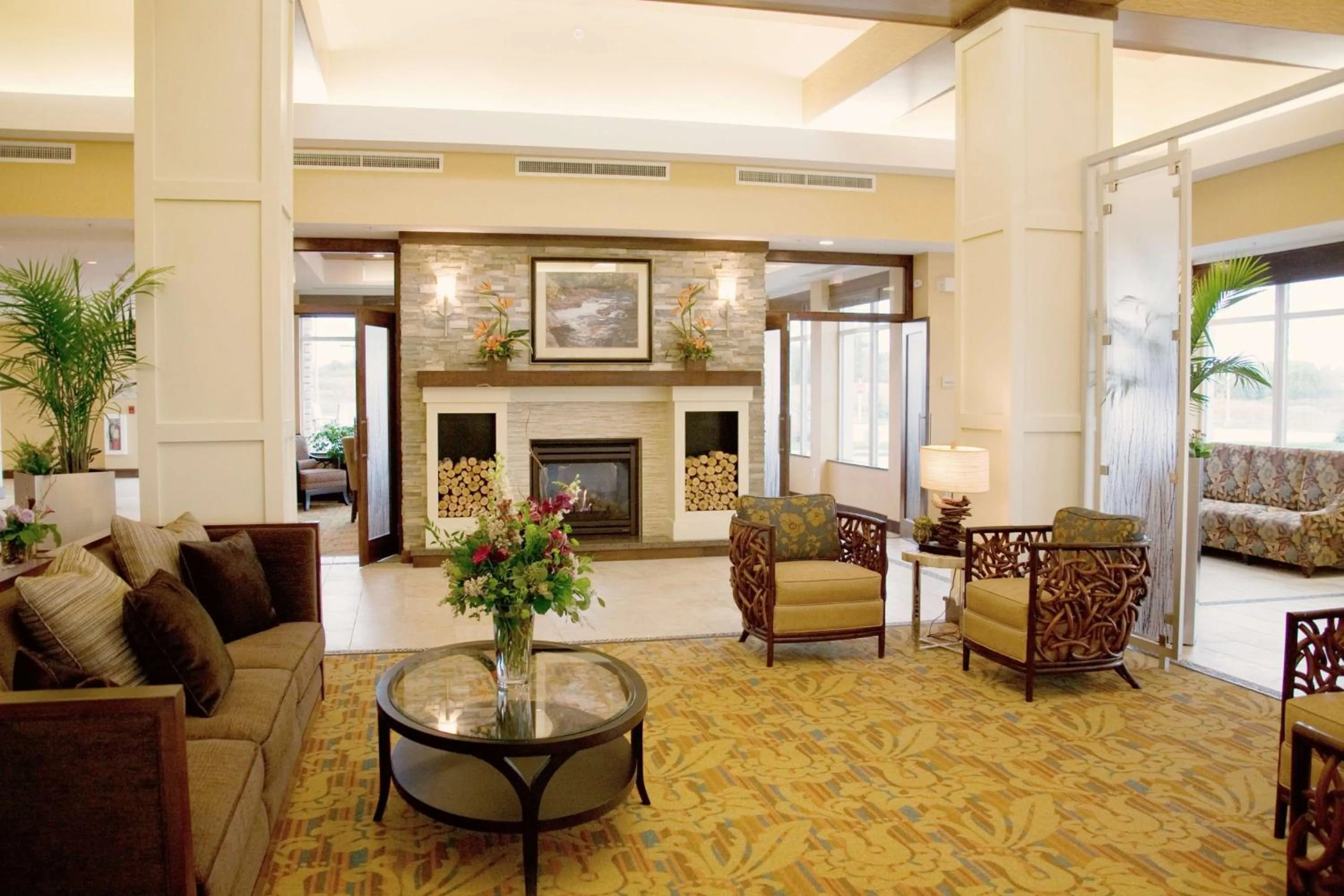 Lobby or reception in Hilton Garden Inn Watertown