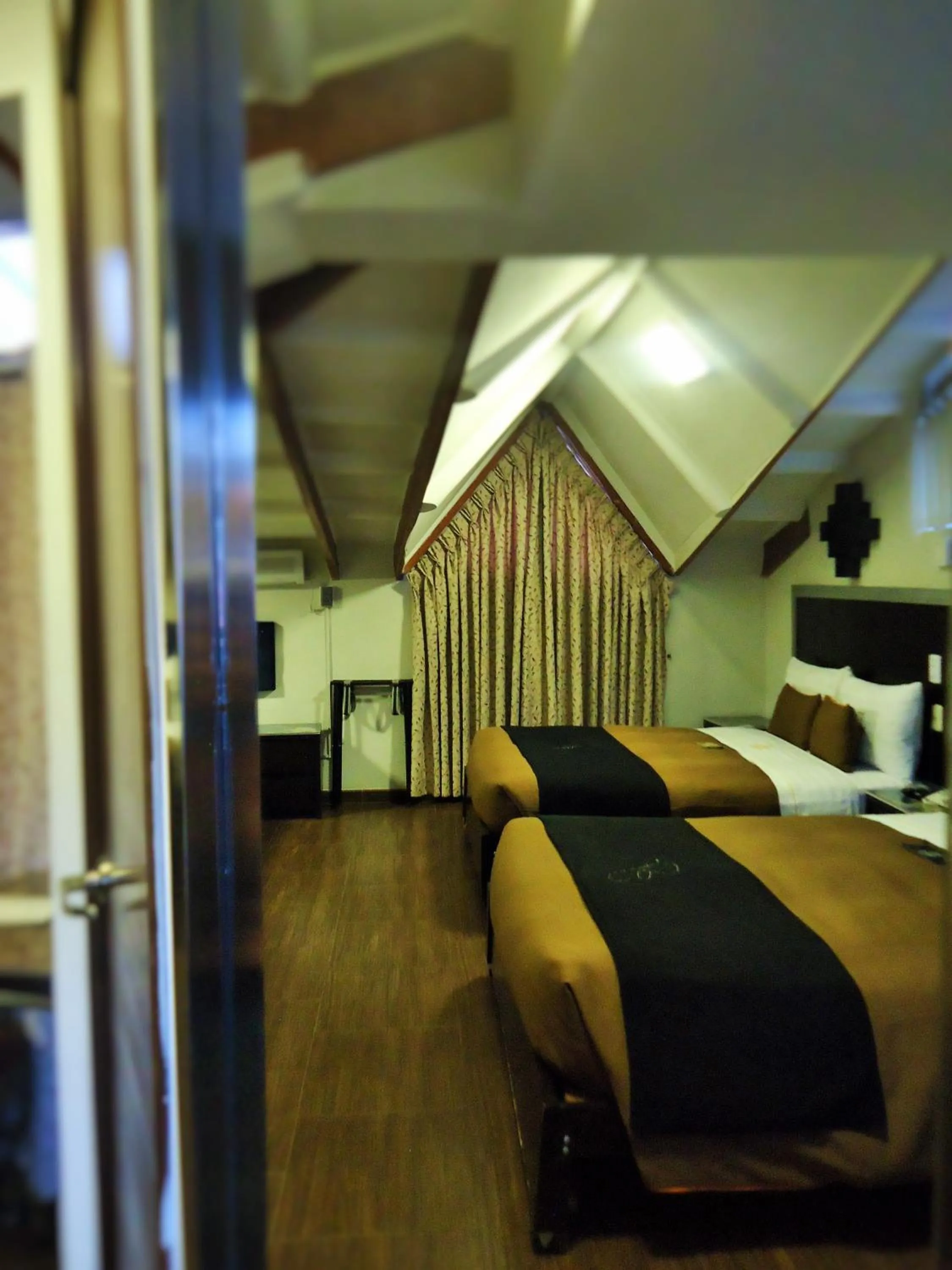 Bed in Hotel San Francisco Plaza