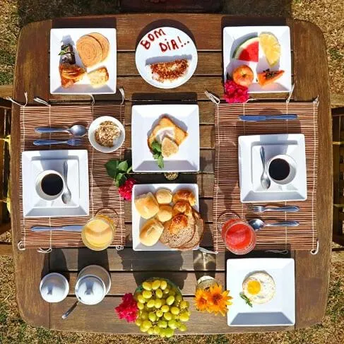 Food and drinks in Pousada Ilha do Frade