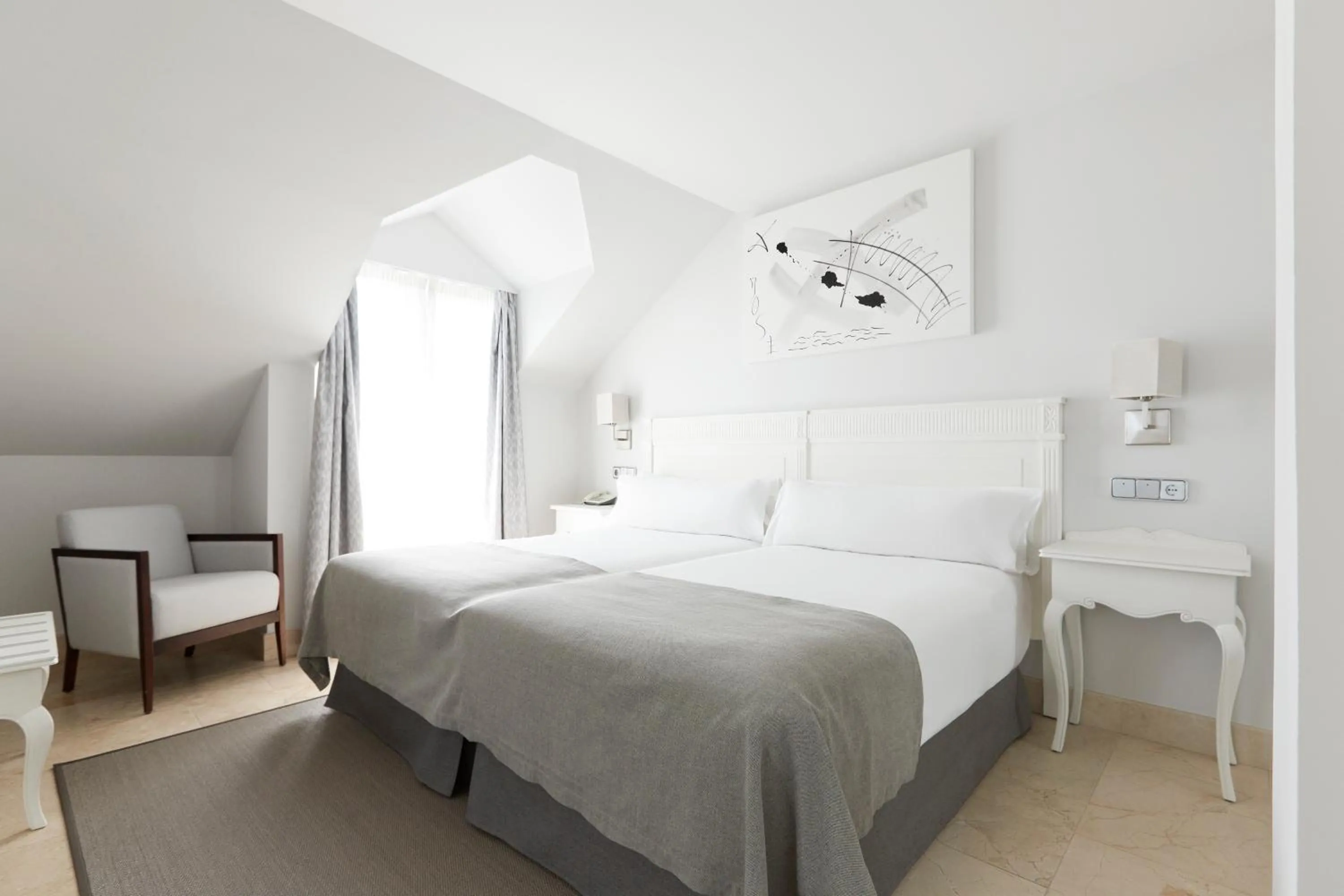 Bedroom, Bed in Gran Hotel Suances