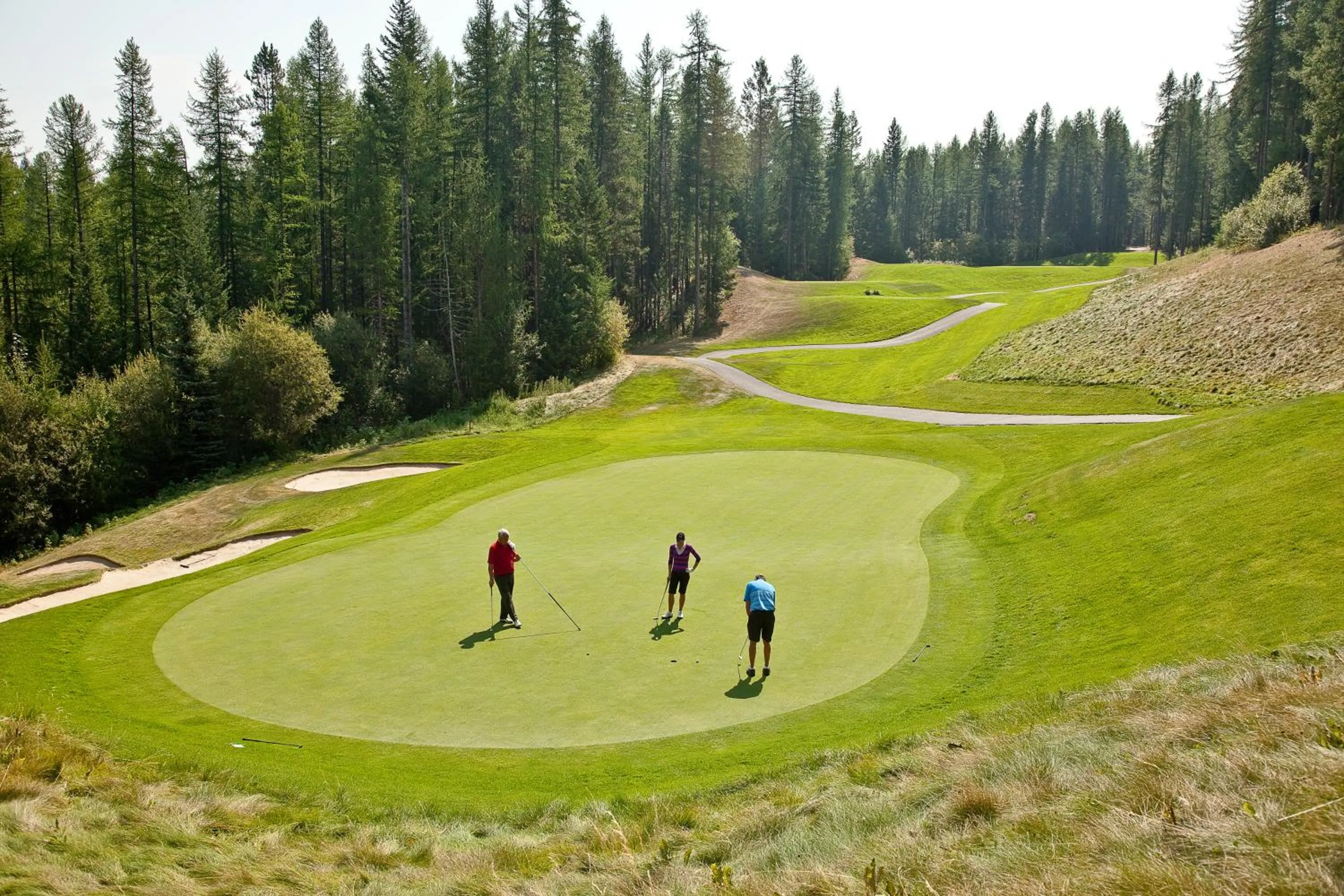 Golfcourse in Trickle Creek Lodge