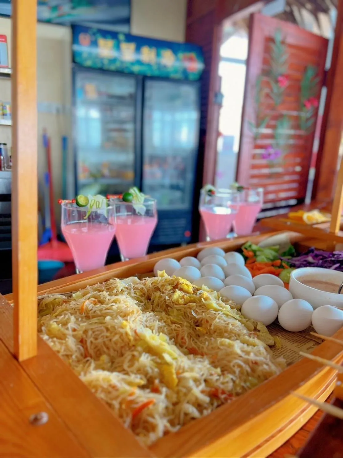 Breakfast in Ocean Star Hotel