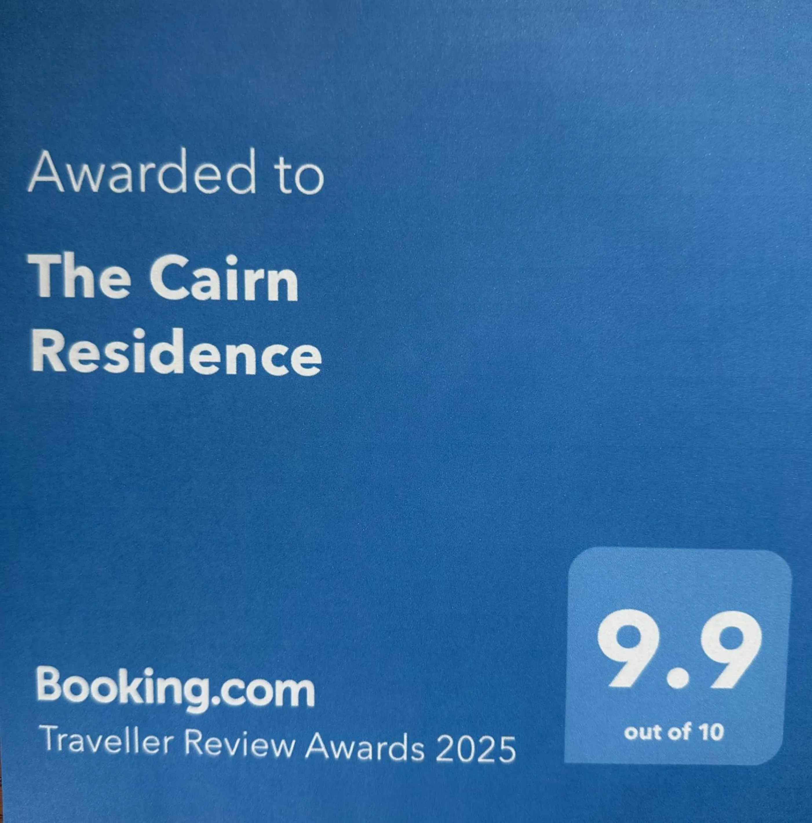 Certificate/Award in The Cairn Residence