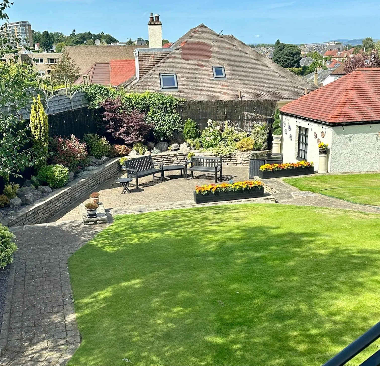 Garden view in The Cairn Residence