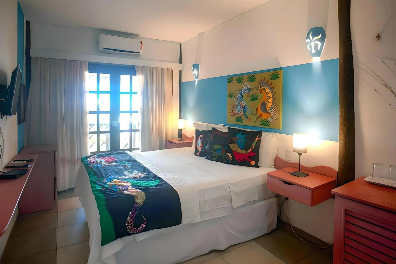 Bed in Bruno Marambaia Charme Hotel